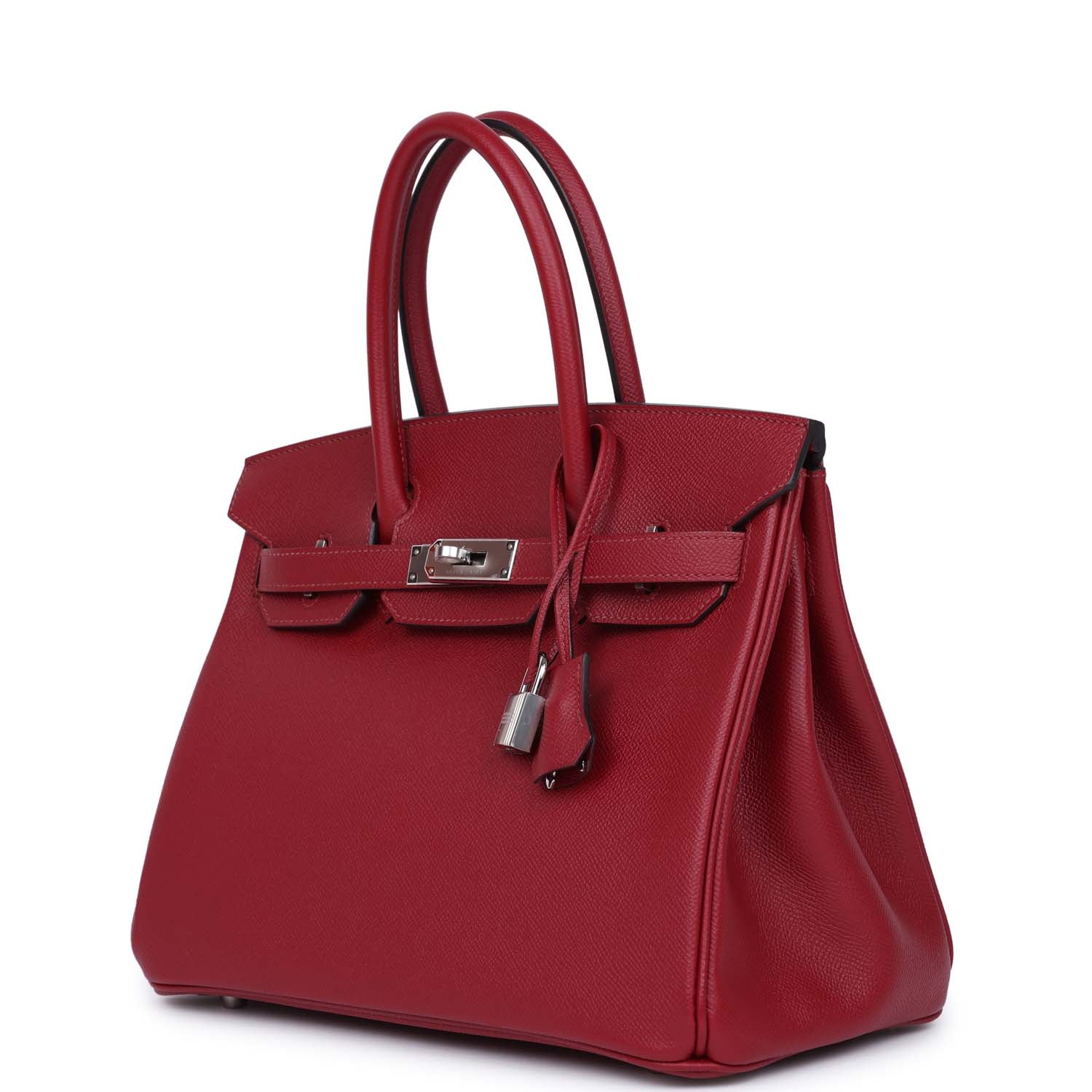 Hthtermès Birkin 30 Rouge Grenat Epsom Palladium Hardware