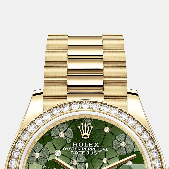 Datejust 31mm, 18k Yellow Gold and Diamonds, Ref# 278288rbr-0038