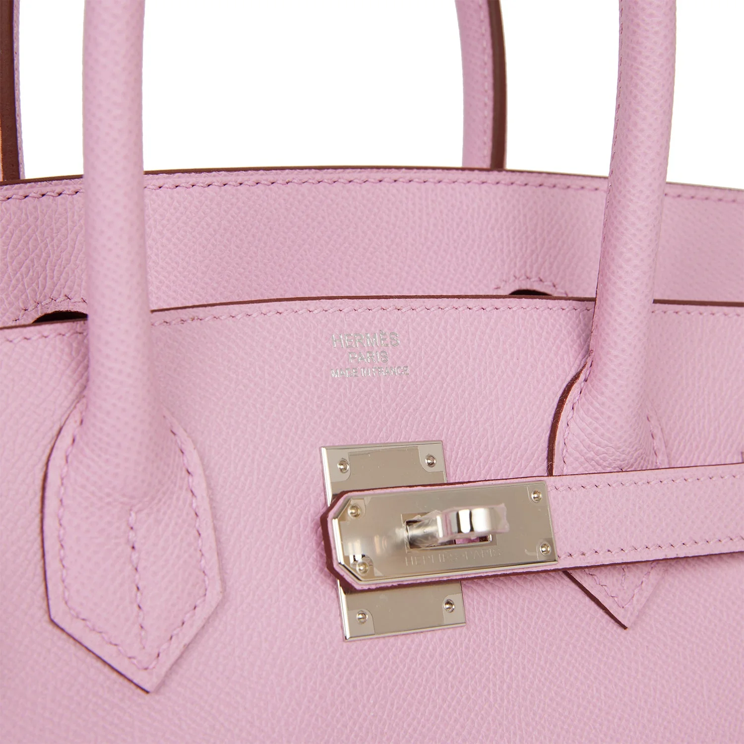 Her Birkin 30 Mauve Sylvestre Epsom Palladium Hardware