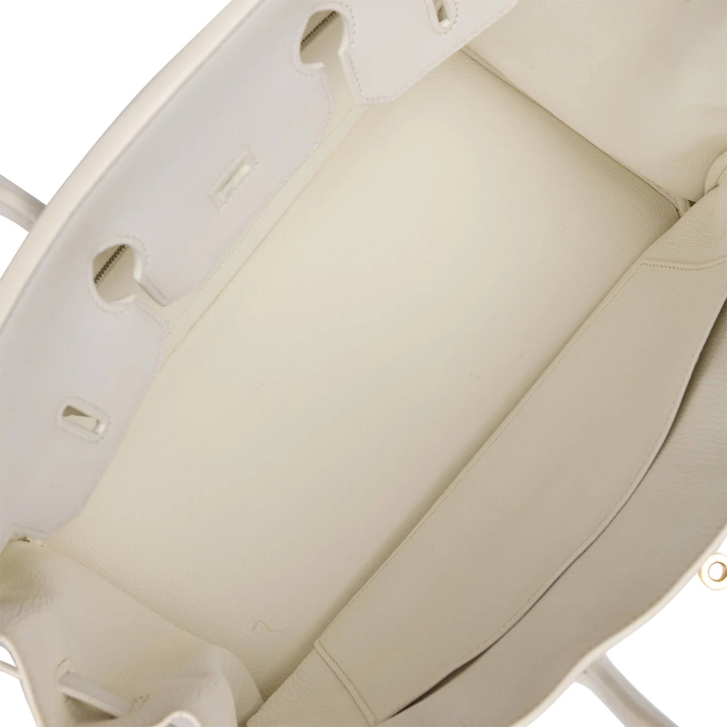 Her Birkin 35 White Epsom Gold Hardware