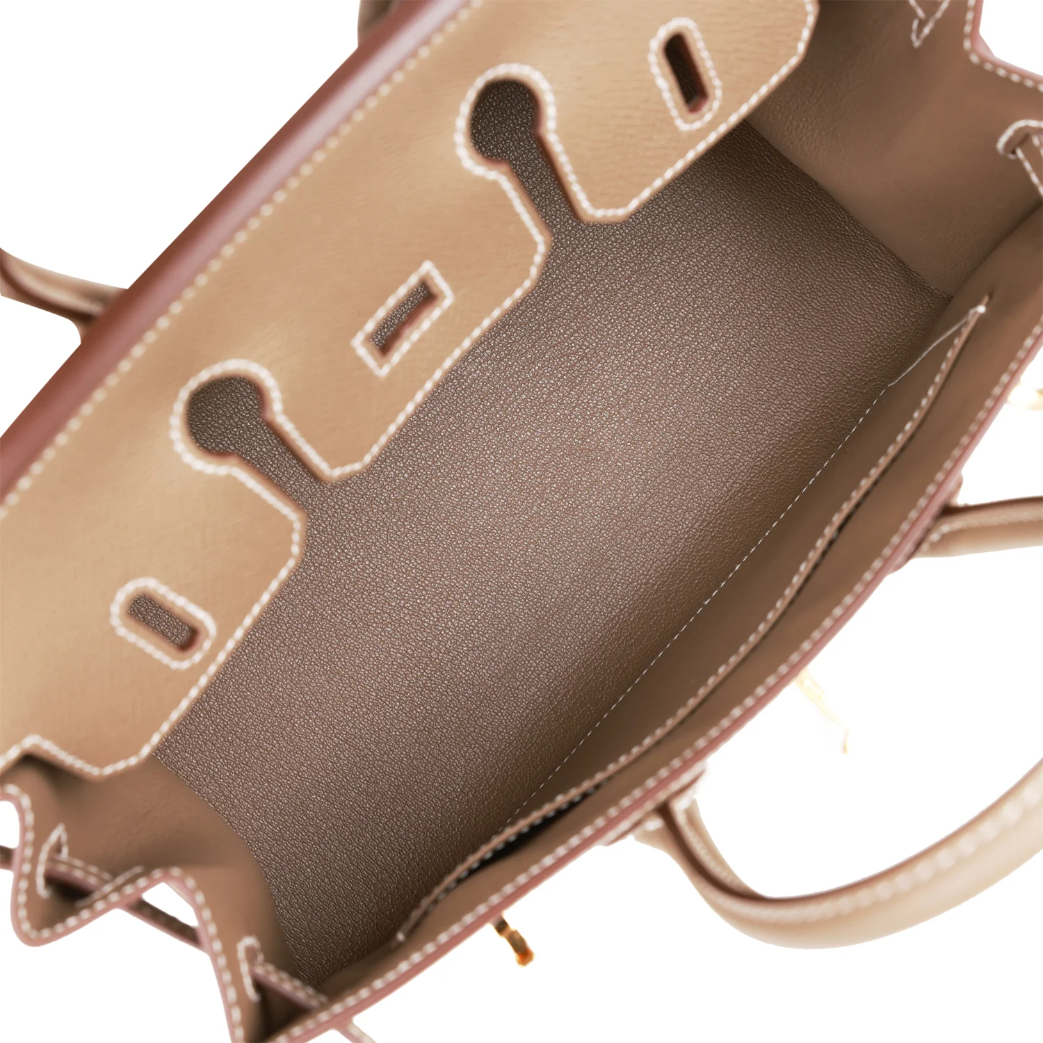 Her Birkin Sellier 25 Etoupe Epsom Gold Hardware