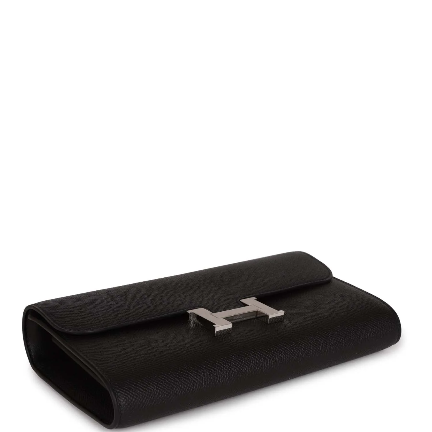Her Constance Wallet To Go Black Epsom Palladium Hardware