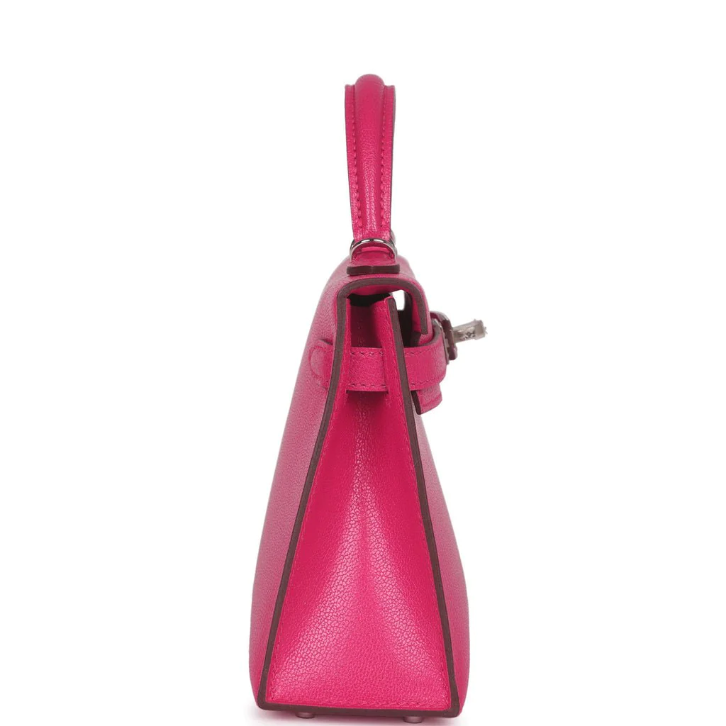 Her Kelly 20 Rose Extreme Chevre Chamkila Palladium Hardware