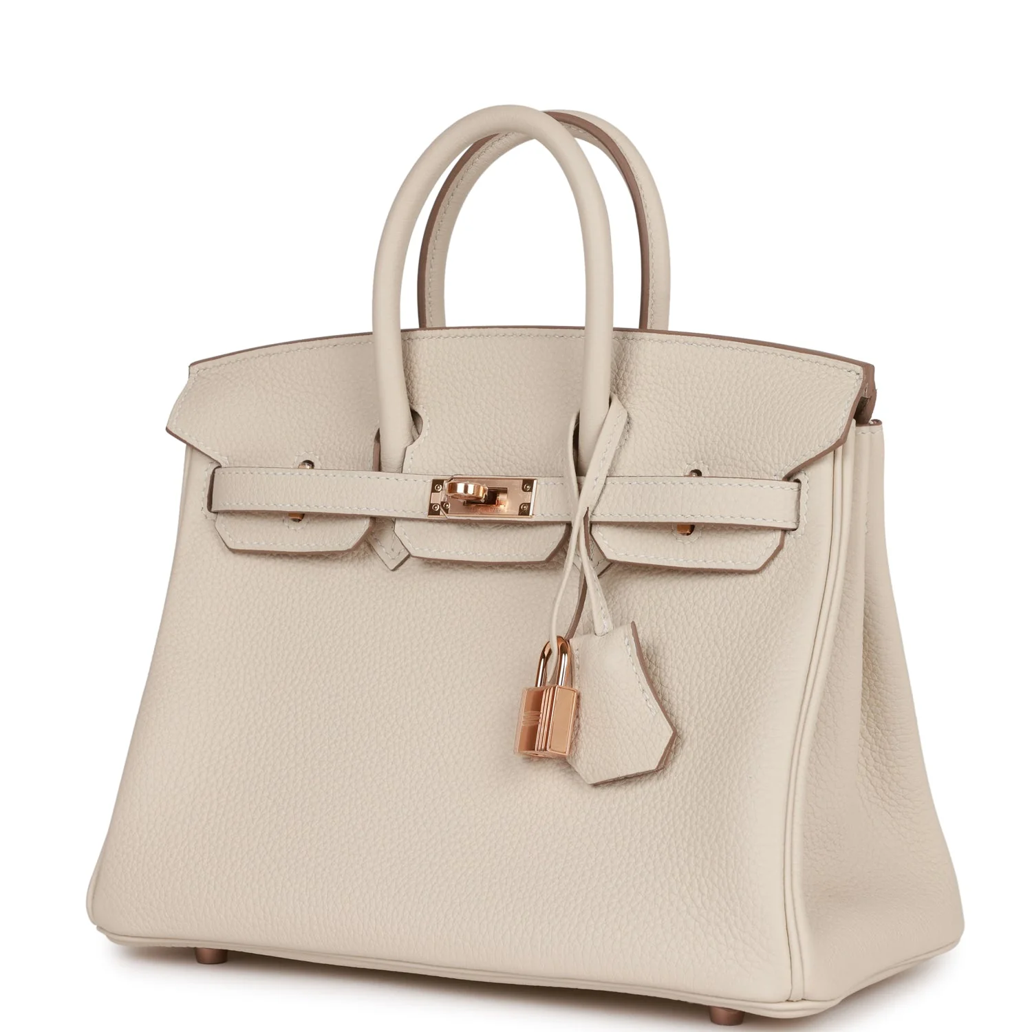Her Birkin 25 Craie Togo Rose Gold Hardware