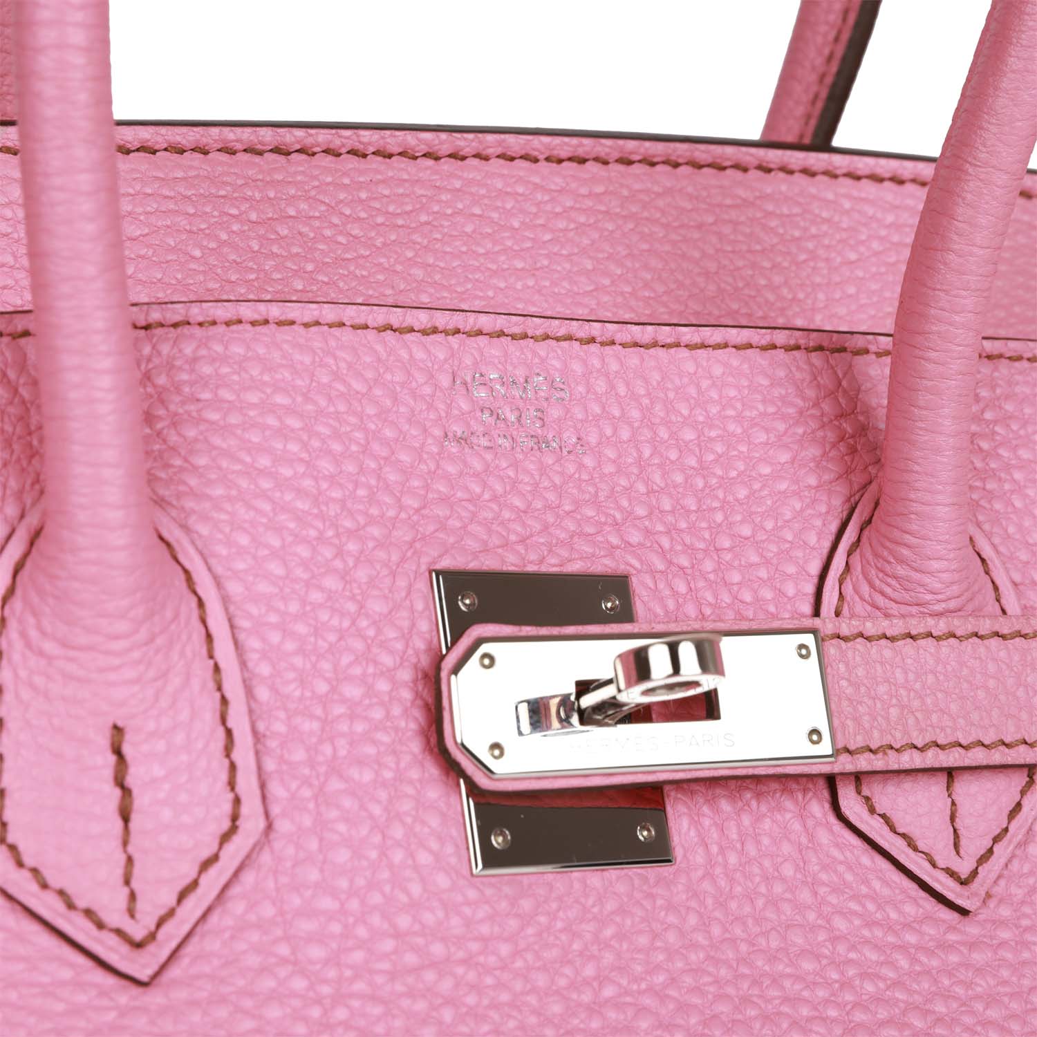 Her Birkin 35 Bubblegum Togo Palladium Hardware