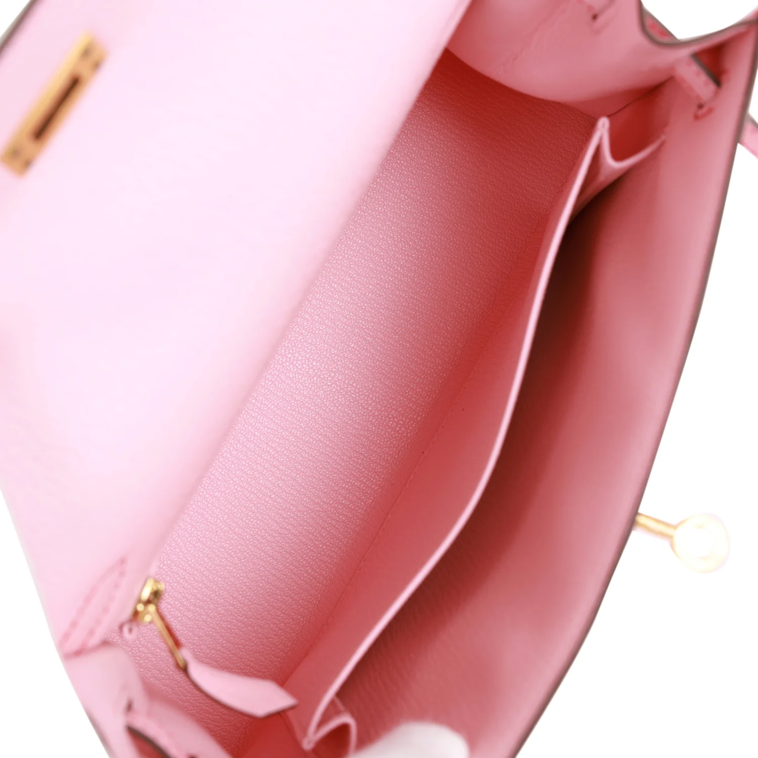 Her Special Order (HSS) Kelly Sellier 25 Rose Sakura Chevre Brushed Gold Hardware