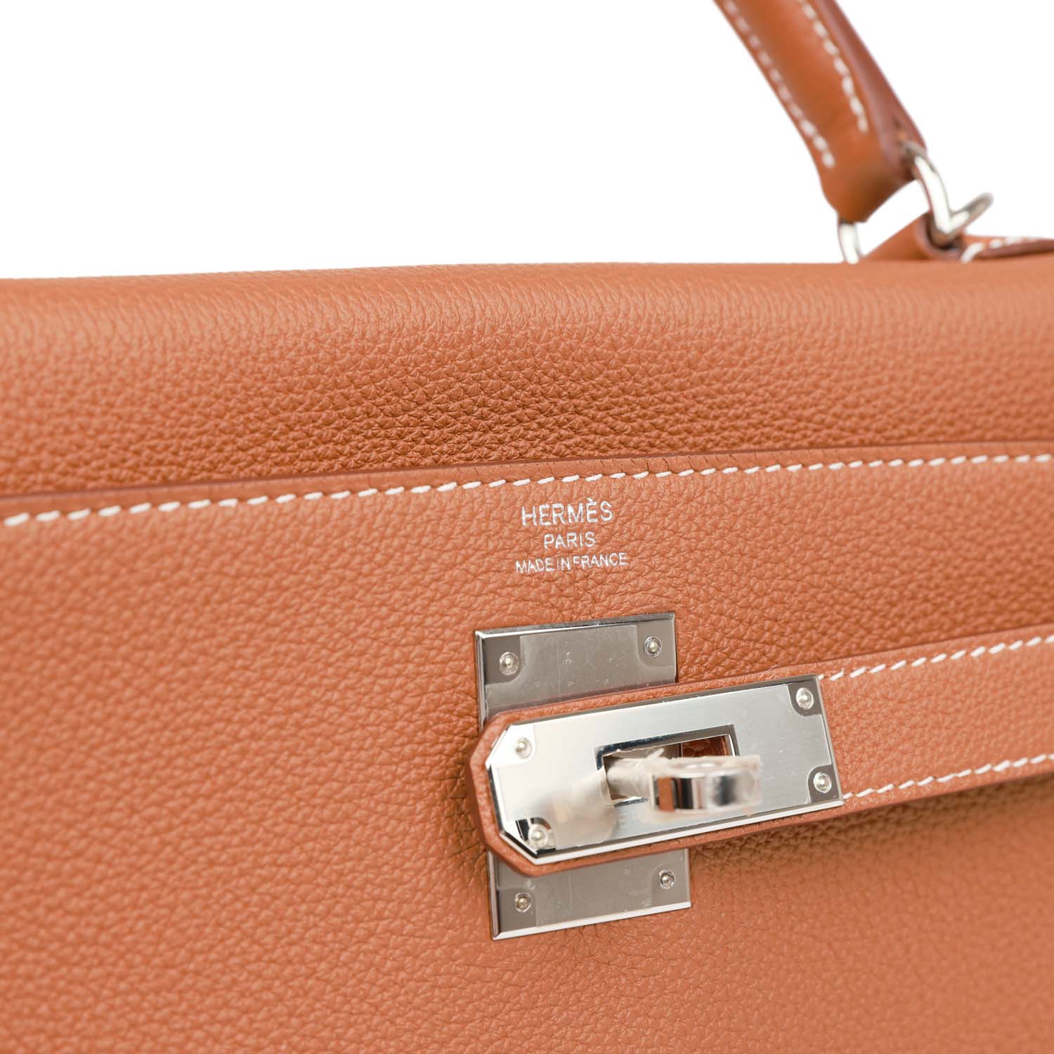 Her Kelly Sellier 28 Gold Togo Palladium Hardware