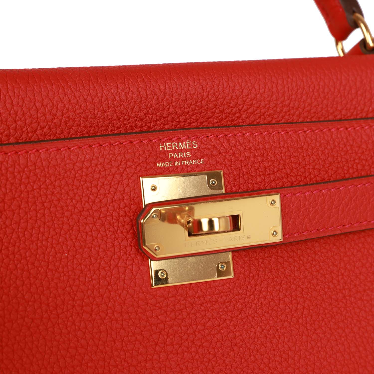Her Kelly Retourne 28 Rouge Casaque Togo Gold Hardware