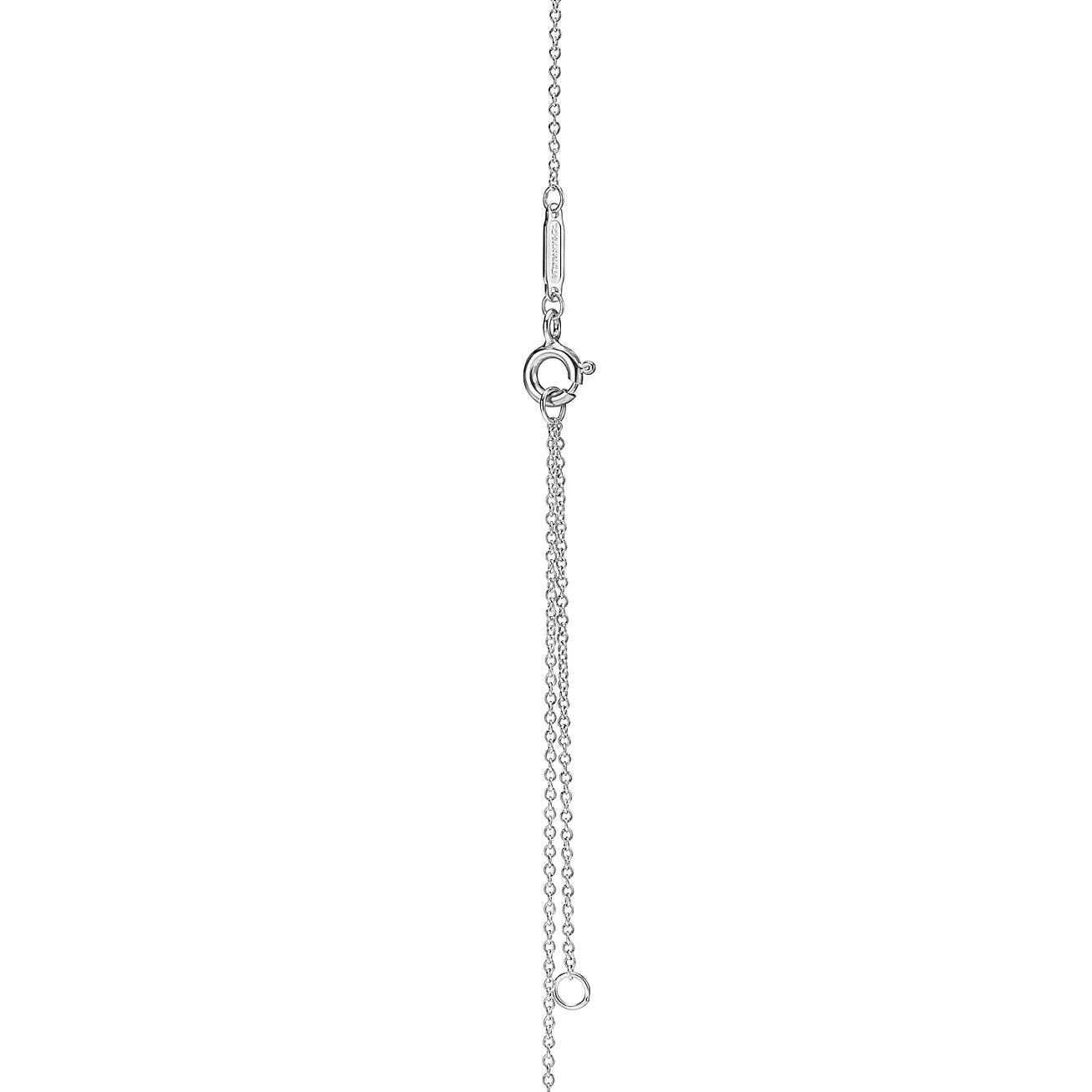 Heart Pendant in Silver, Tiffany Blue® with a Diamond, Mini