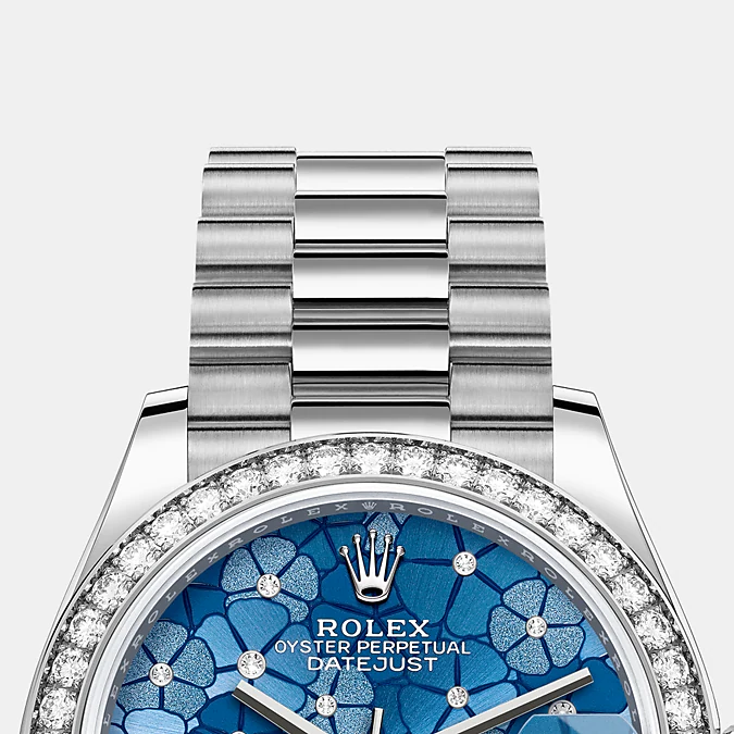 Datejust 31mm, 18k White Gold and Diamonds, Ref# 278289rbr-0025