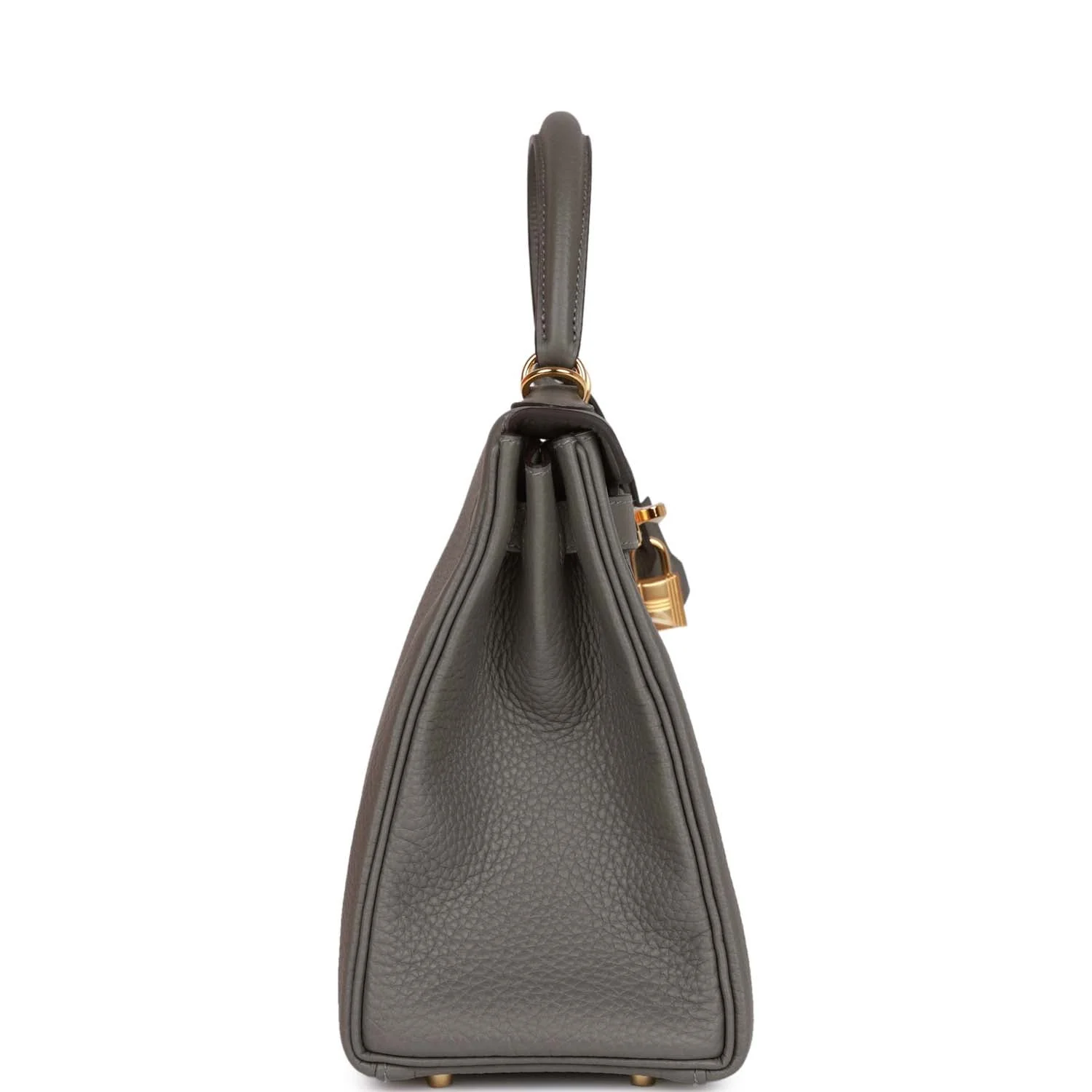 Her Kelly Retourne 28 Gris Meyer Clemence Gold Hardware