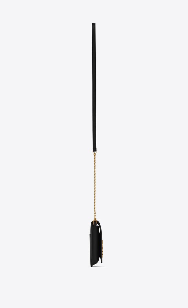 CASSANDRE PHONE HOLDER IN SMOOTH LEATHER