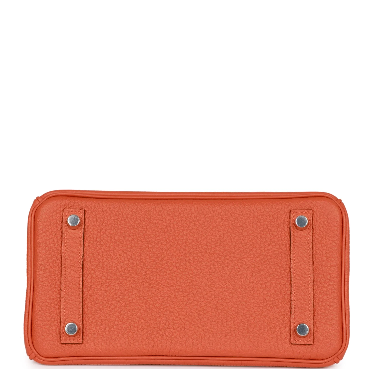 Her Birkin 25 Orange Togo Palladium Hardware