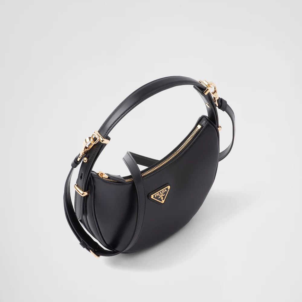 Arque leather shoulder bag