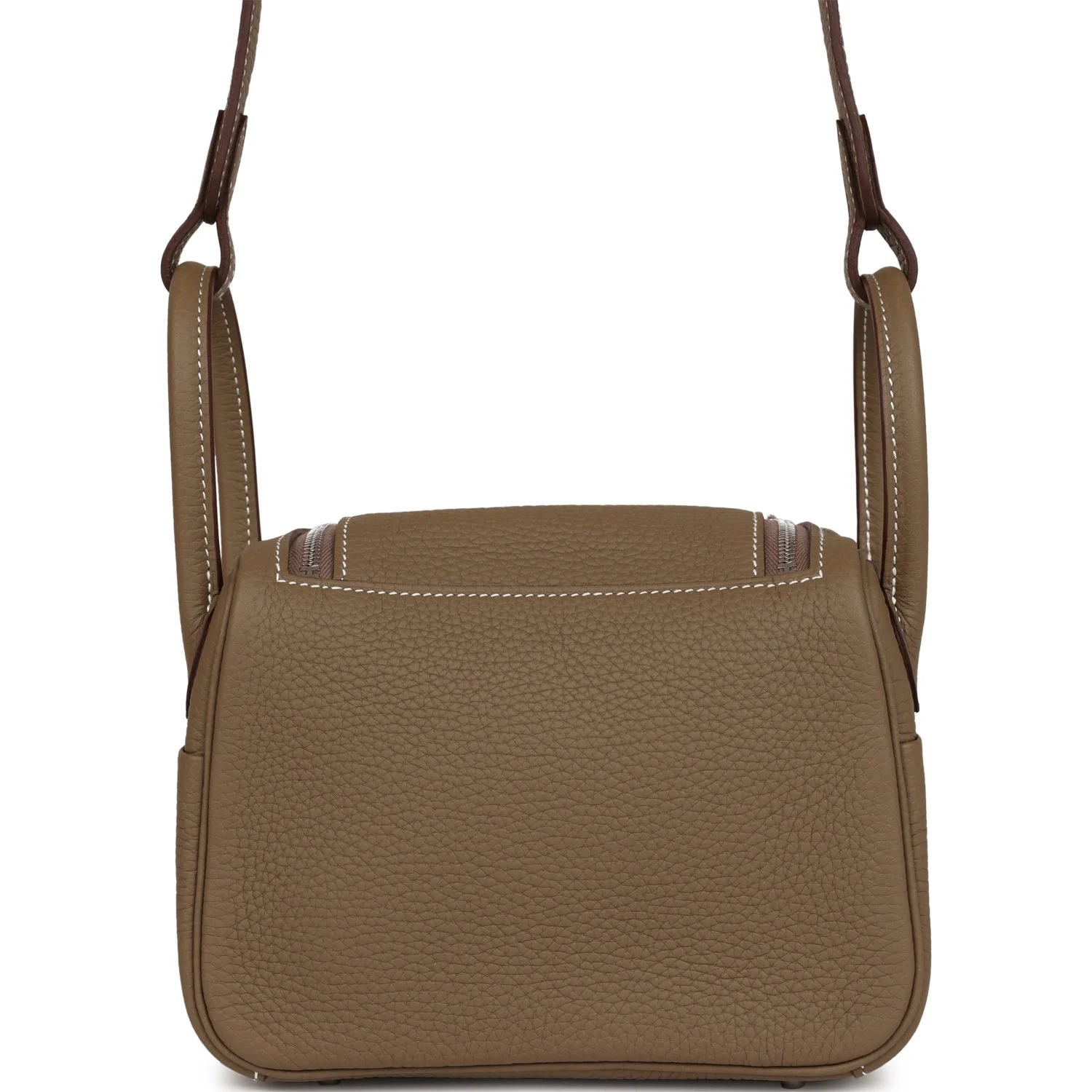 Her Mini Lindy Etoupe Clemence Palladium Hardware
