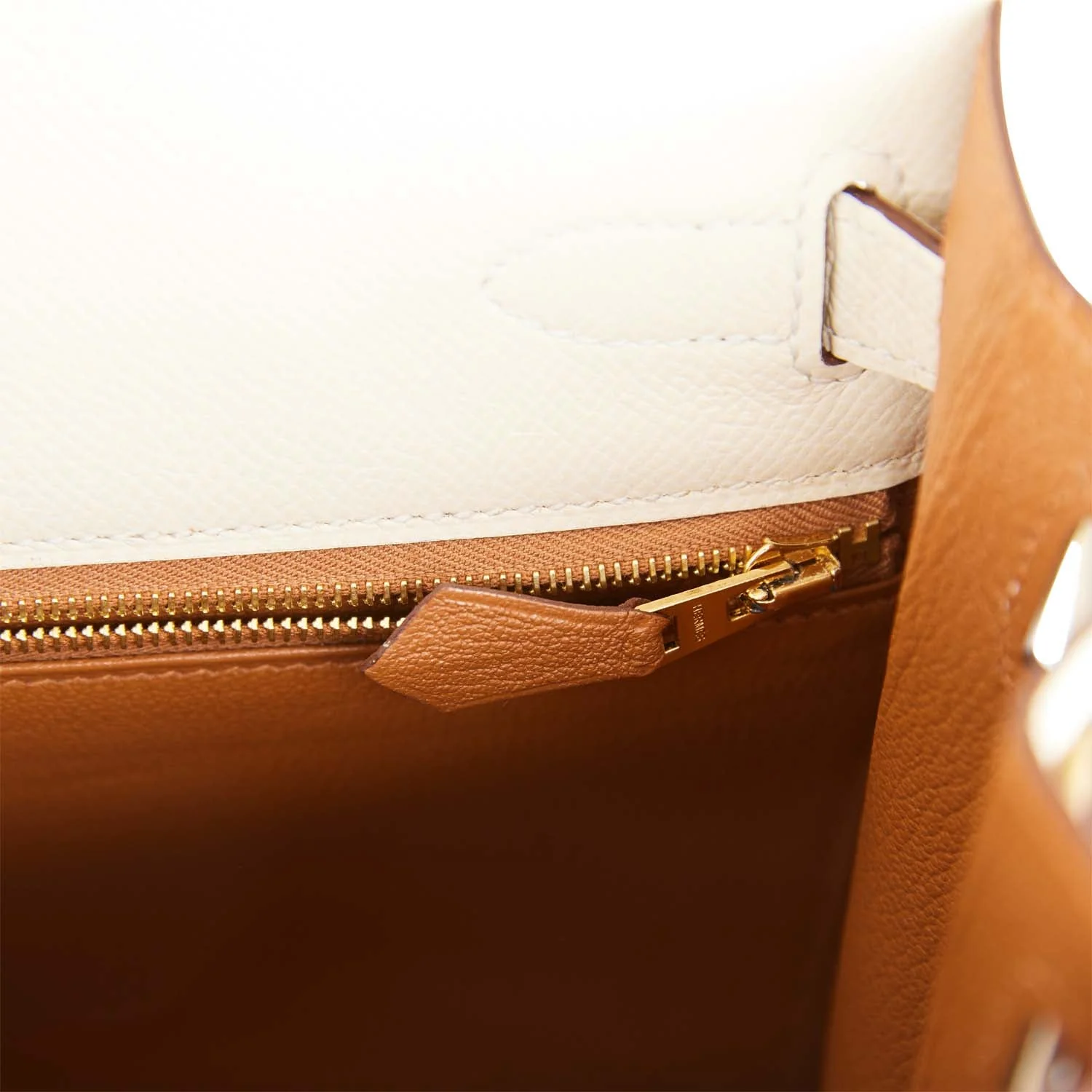 Her Special Order (HSS) Kelly Sellier 28 Nata Verso Epsom Brushed Gold Hardware