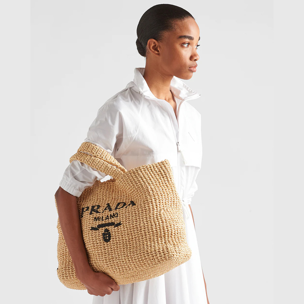 Crochet tote bag