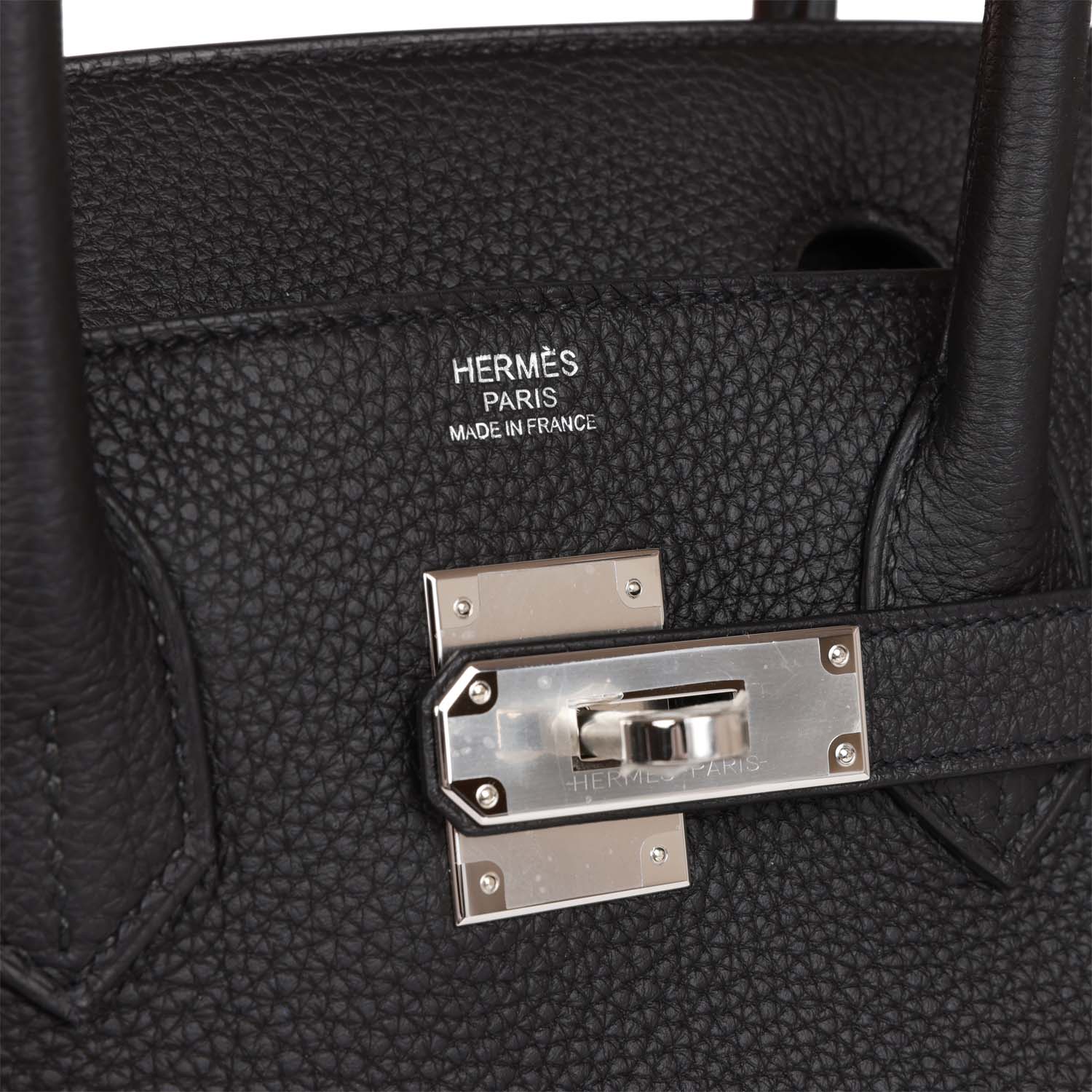 Her Birkin 30 Black Togo Palladium Hardware