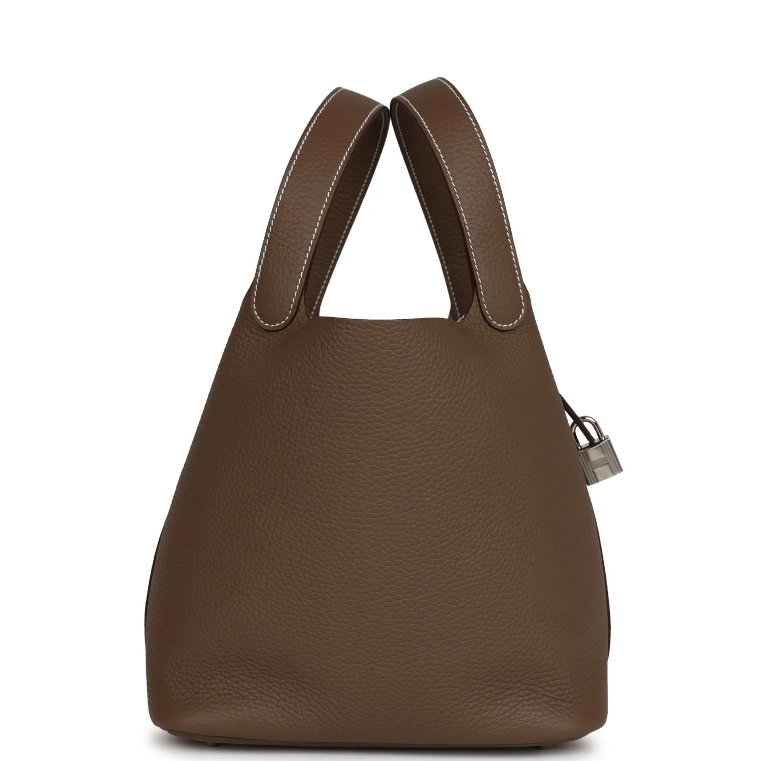 Her Picotin Lock 22 Etoupe Clemence Palladium Hardware