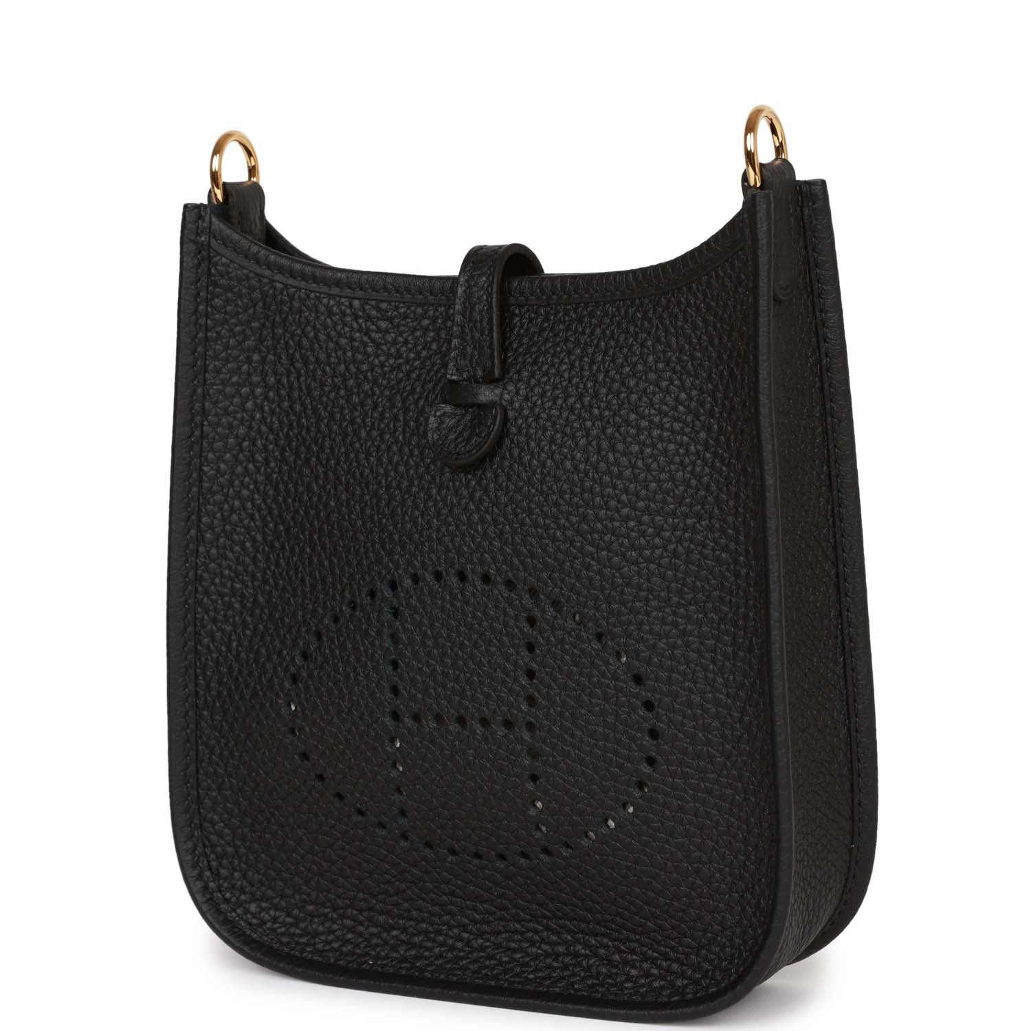 Her Evelyne TPM Black Clemence Gold Hardware