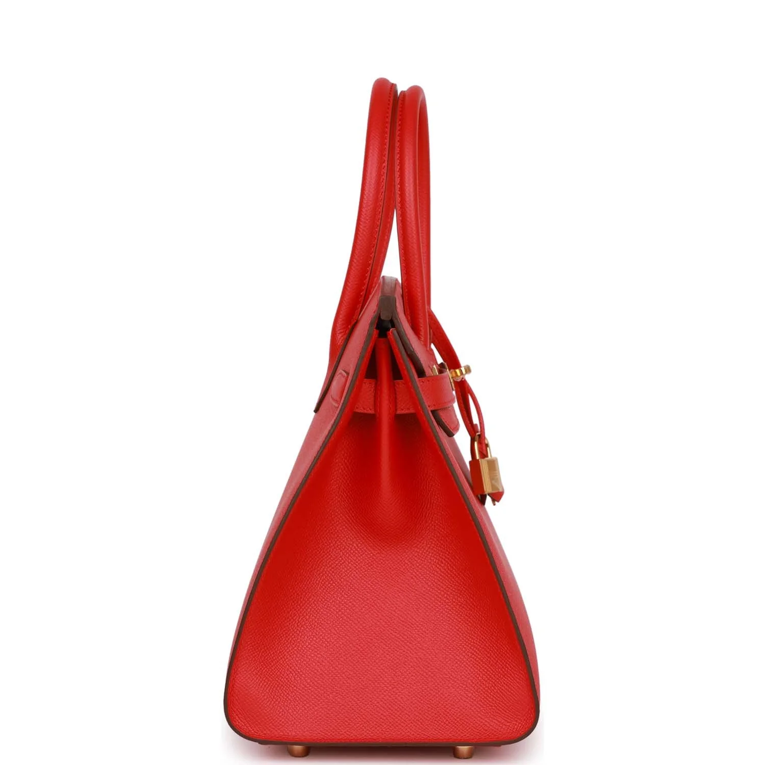 Her Birkin Sellier 30 Rouge Casaque Epsom Gold Hardware