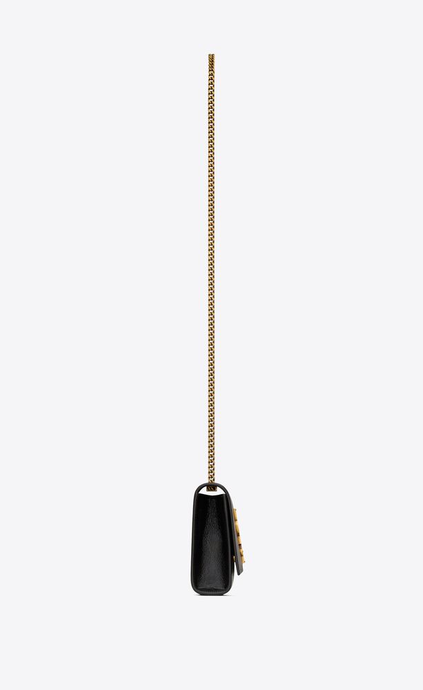 KATE SMALL IN SHINY GRAINED LEATHER