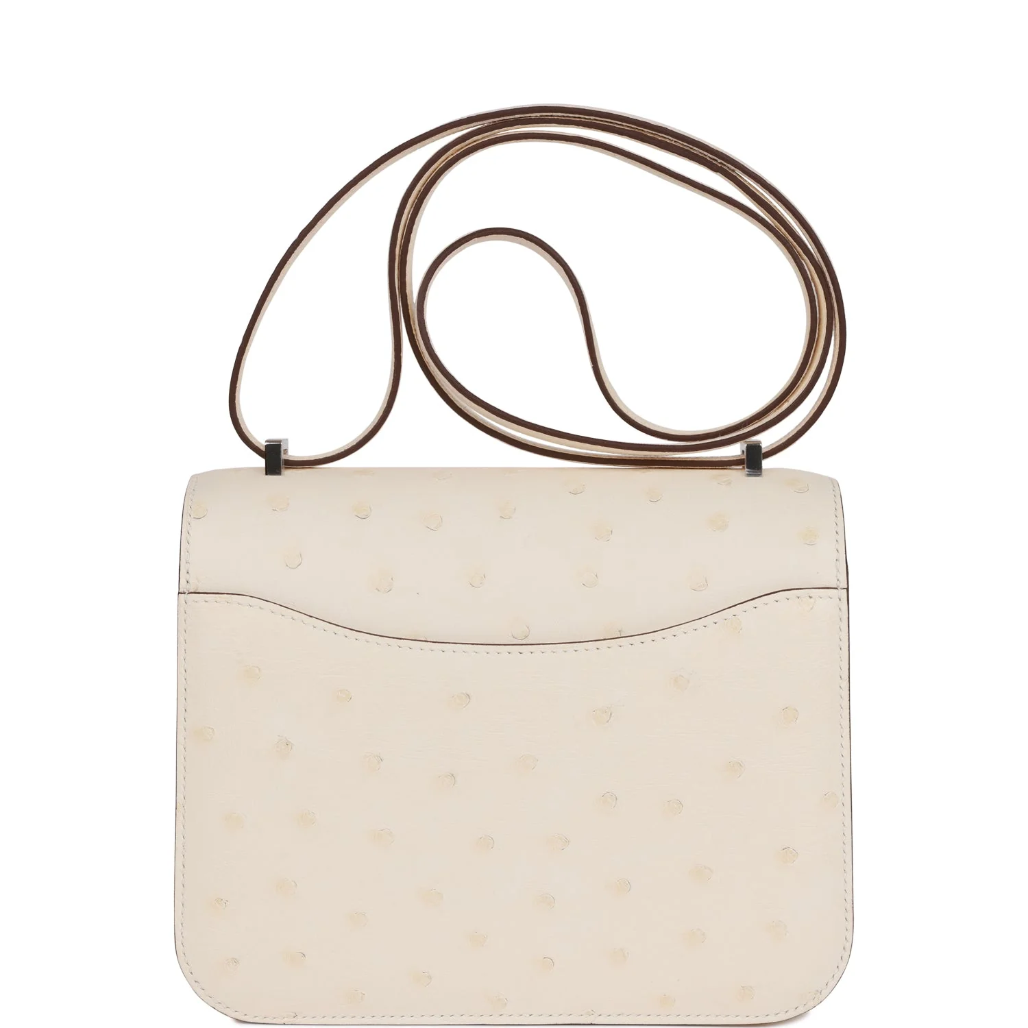 Her Constance 18 Nata Ostrich Palladium Hardware