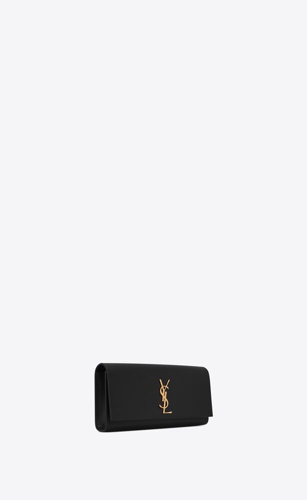 KATE CLUTCH IN GRAIN DE POUDRE EMBOSSED LEATHER