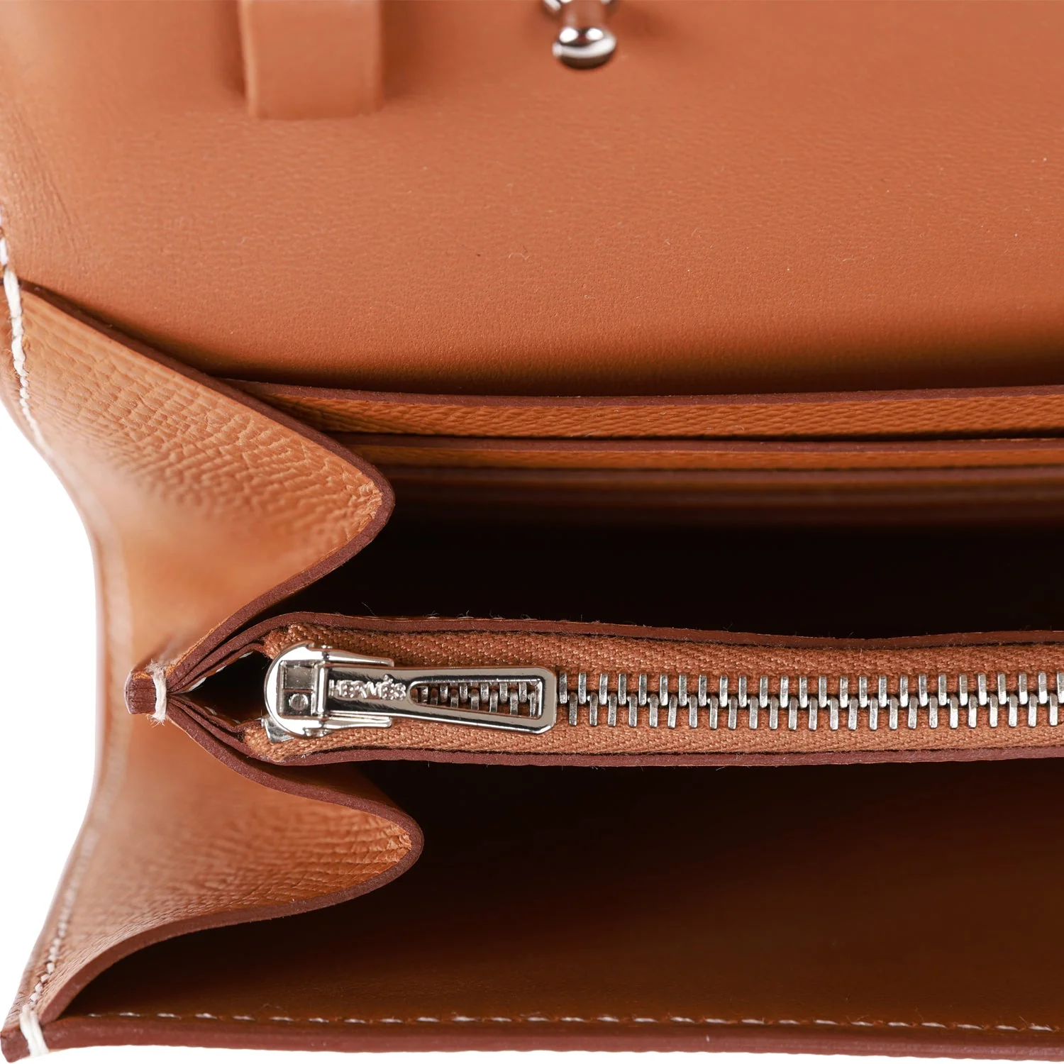 Her Constance Wallet To Go Gold Epsom Palladium Hardware