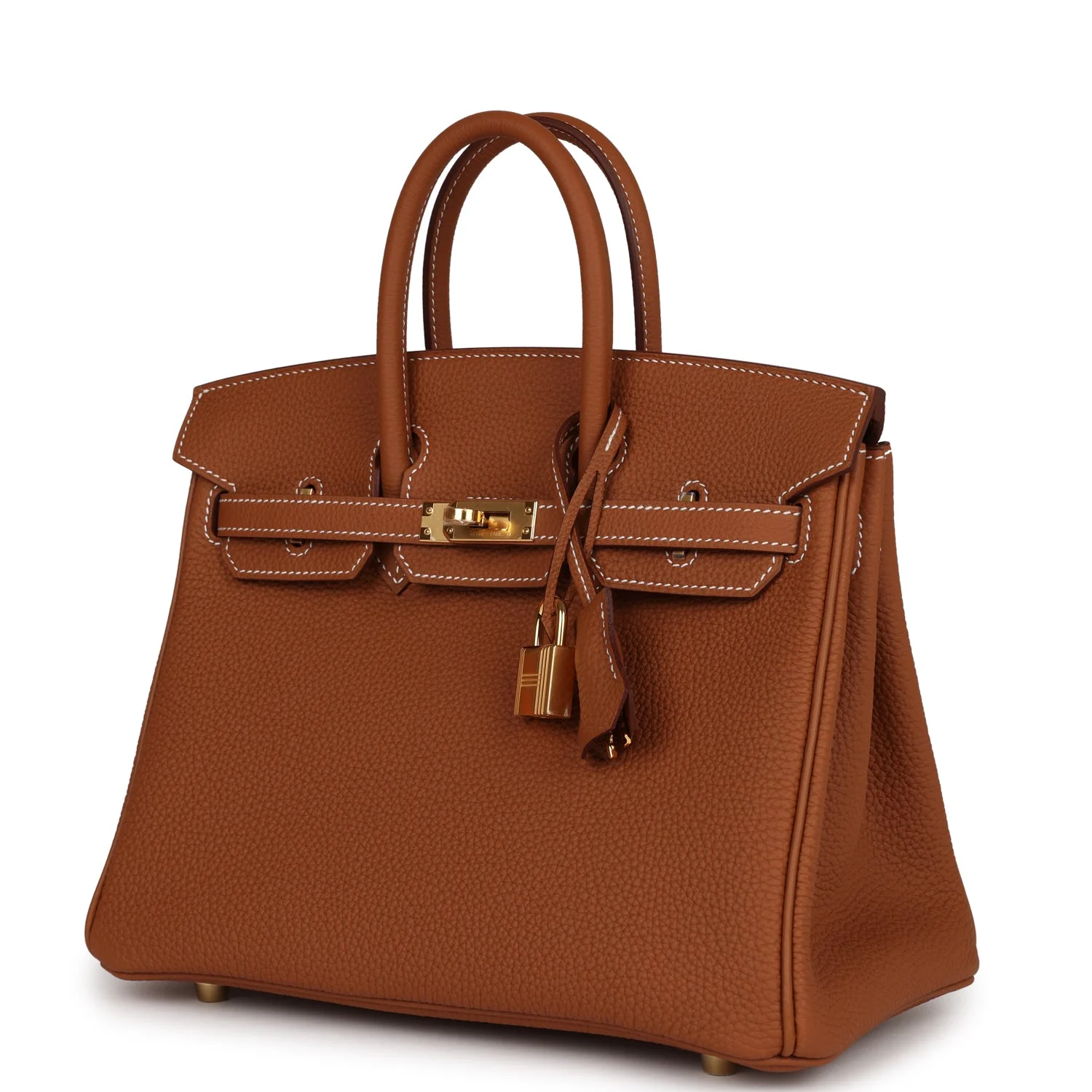 Her Birkin 25 Gold Togo Gold Hardware