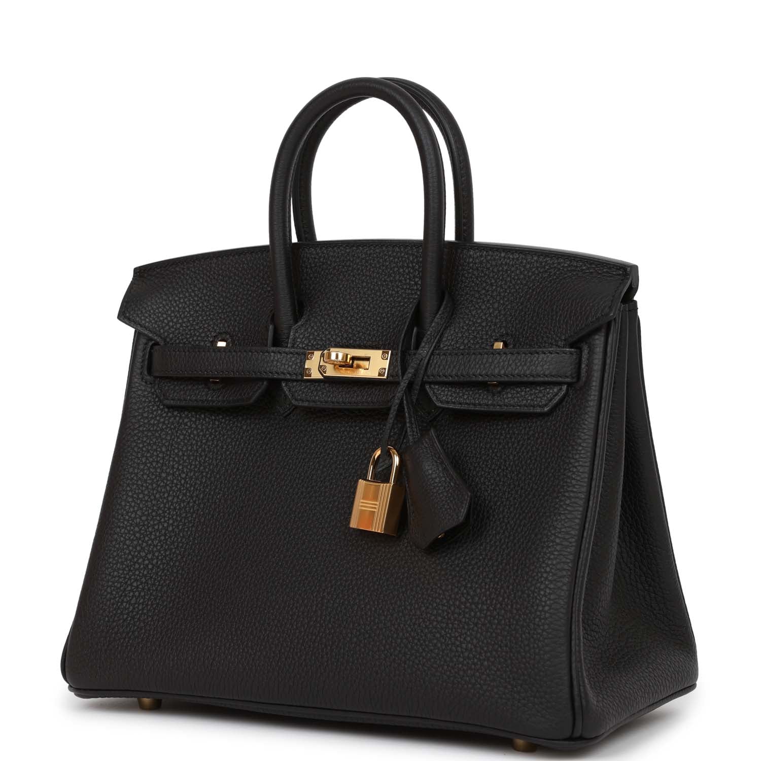 Her Birkin 25 Black Togo Gold Hardware