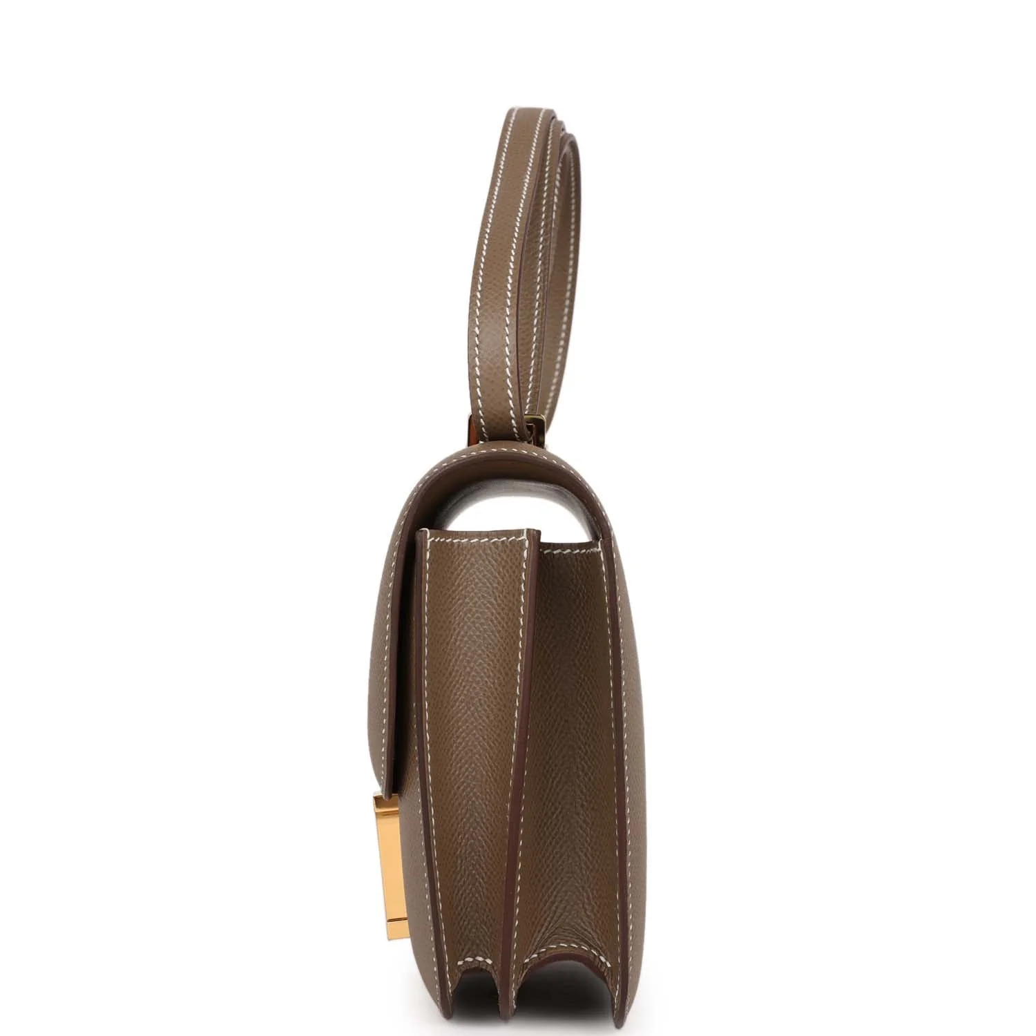 Her Constance 18 Etoupe Epsom Gold Hardware