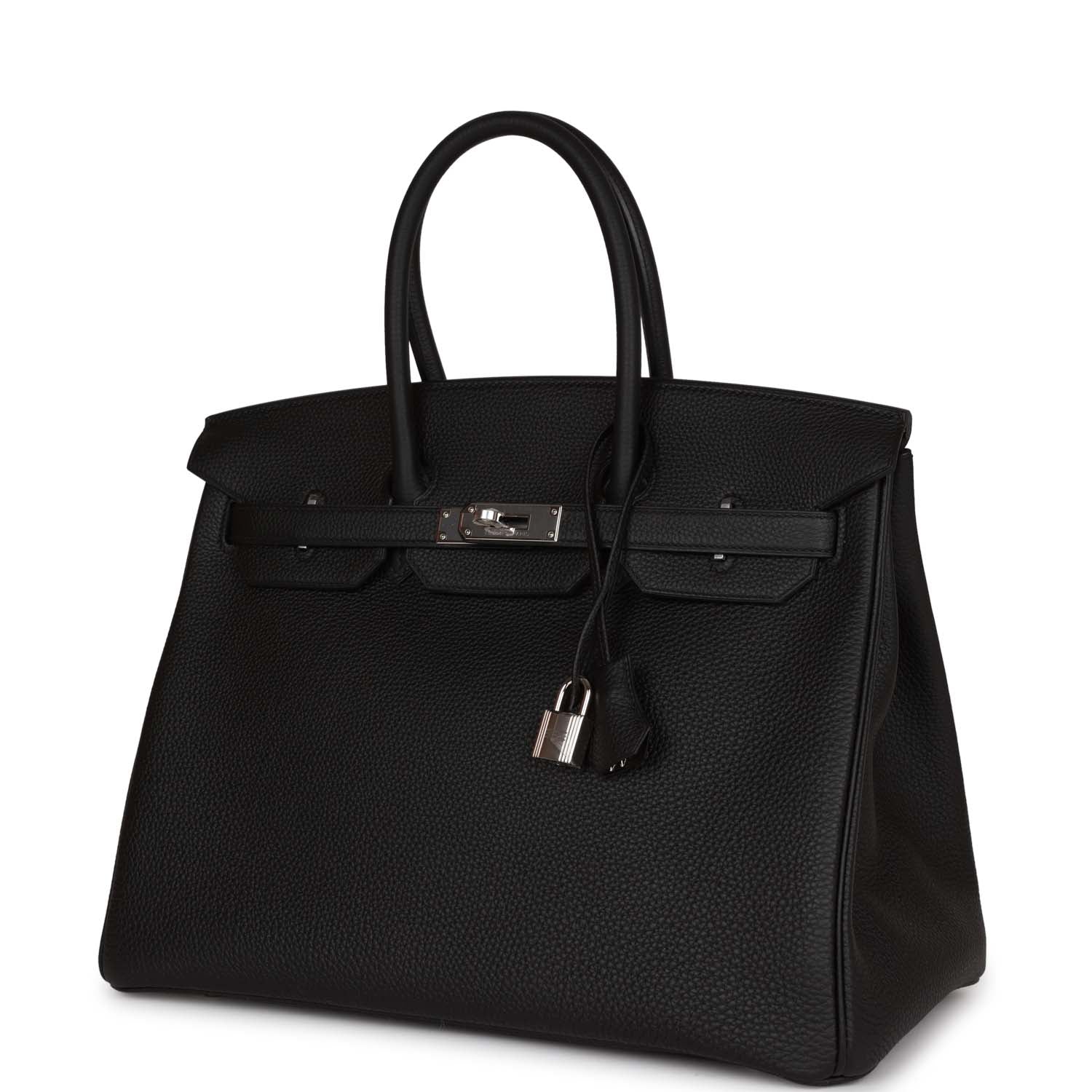 Her Birkin 35 Black Togo Palladium Hardware