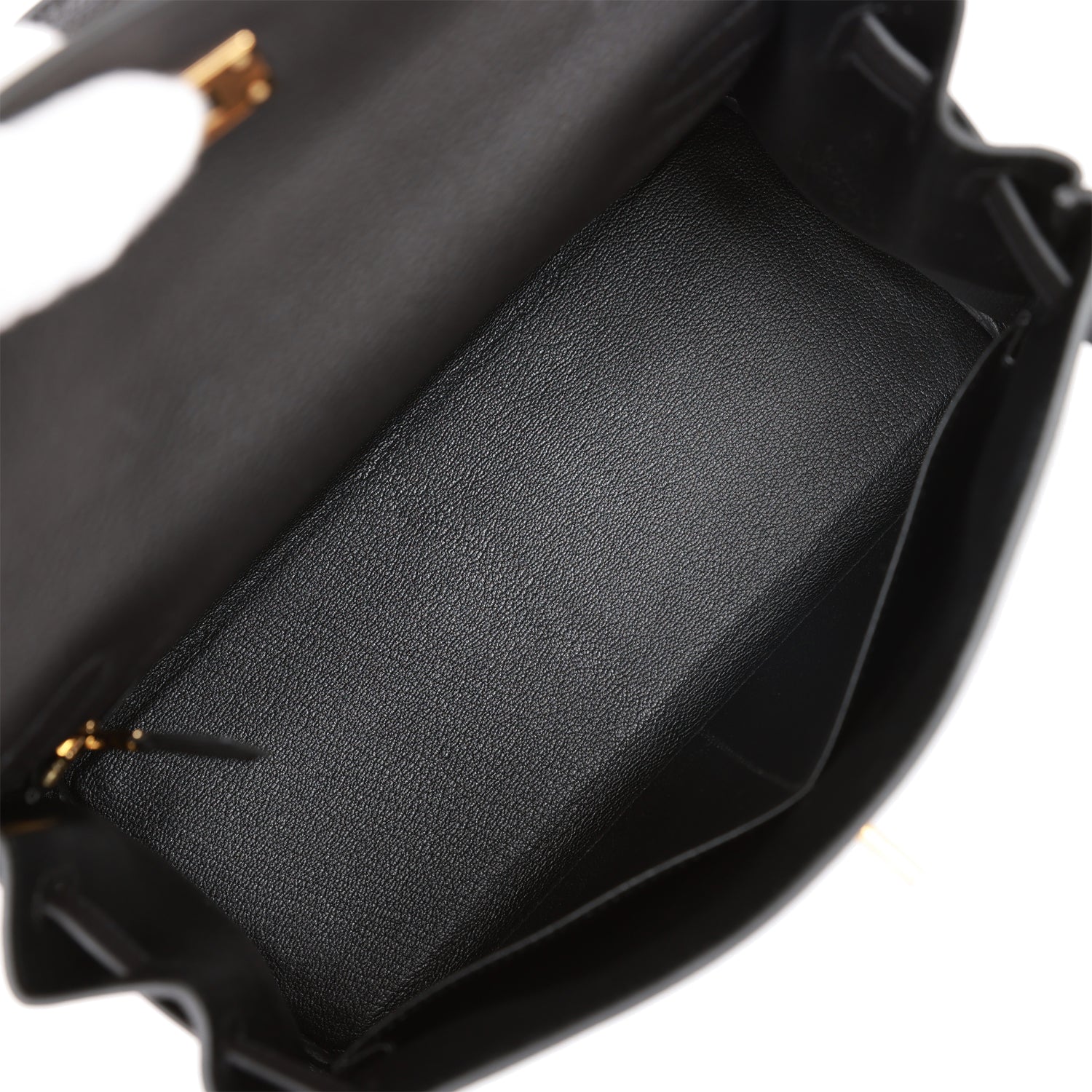 Her Kelly Retourne 28 Black Togo Gold Hardware