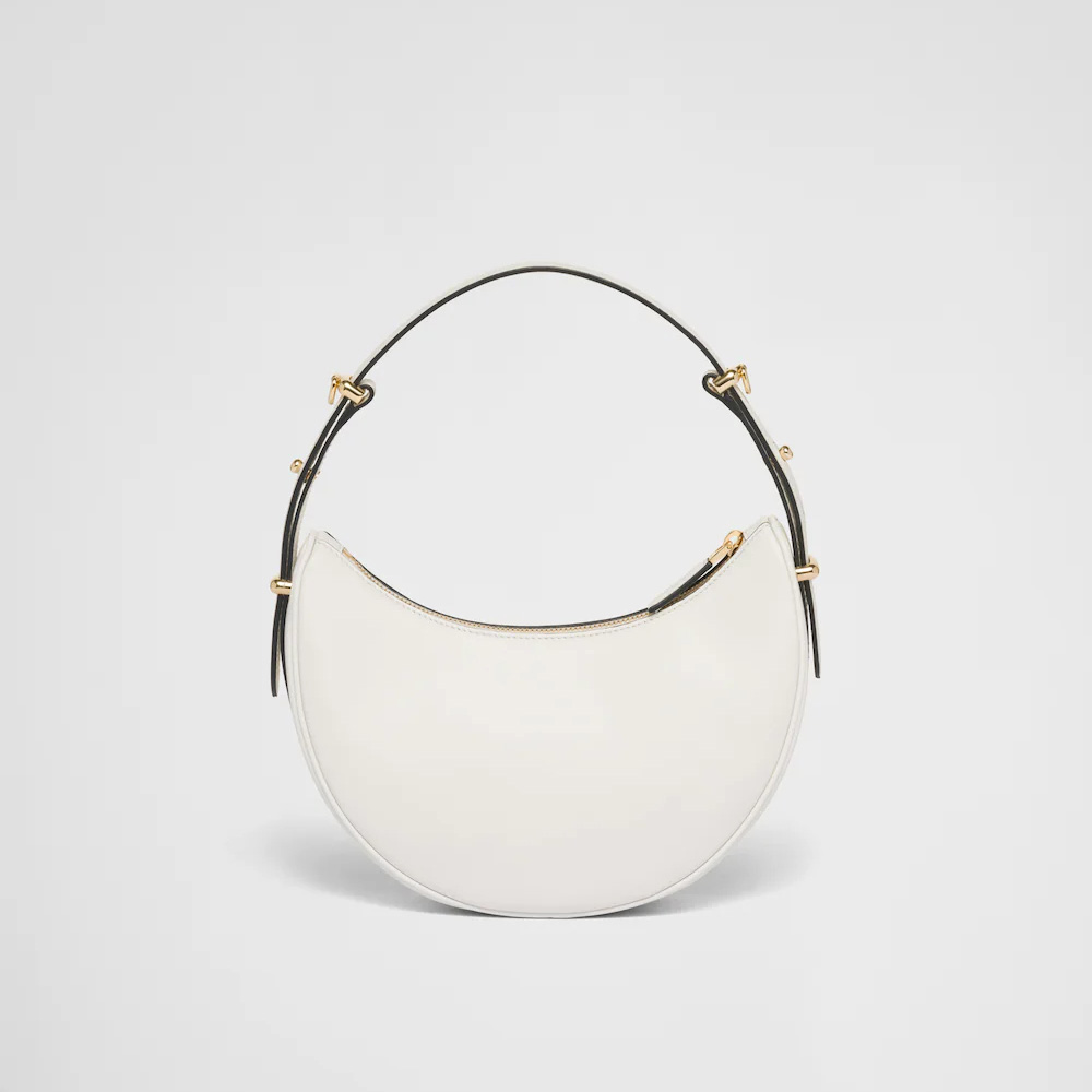 Arque leather shoulder bag