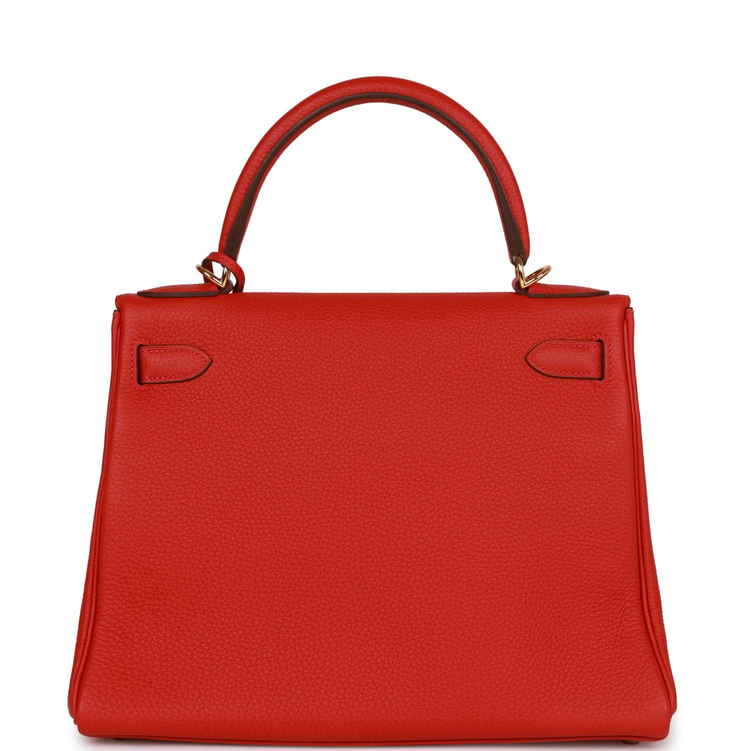 Her Kelly Retourne 28 Rouge Casaque Togo Gold Hardware