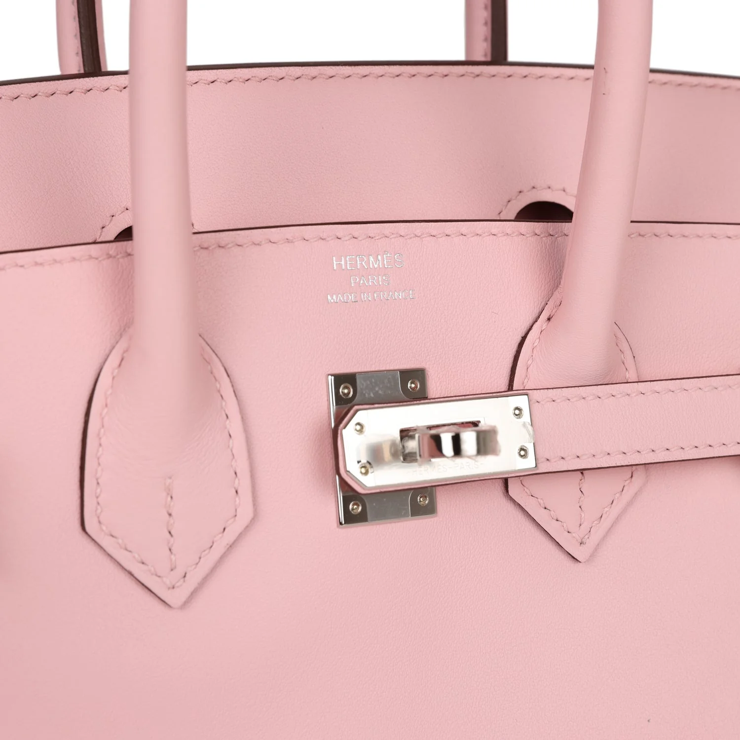 Her Birkin 25 Rose Sakura Swift Palladium Hardware