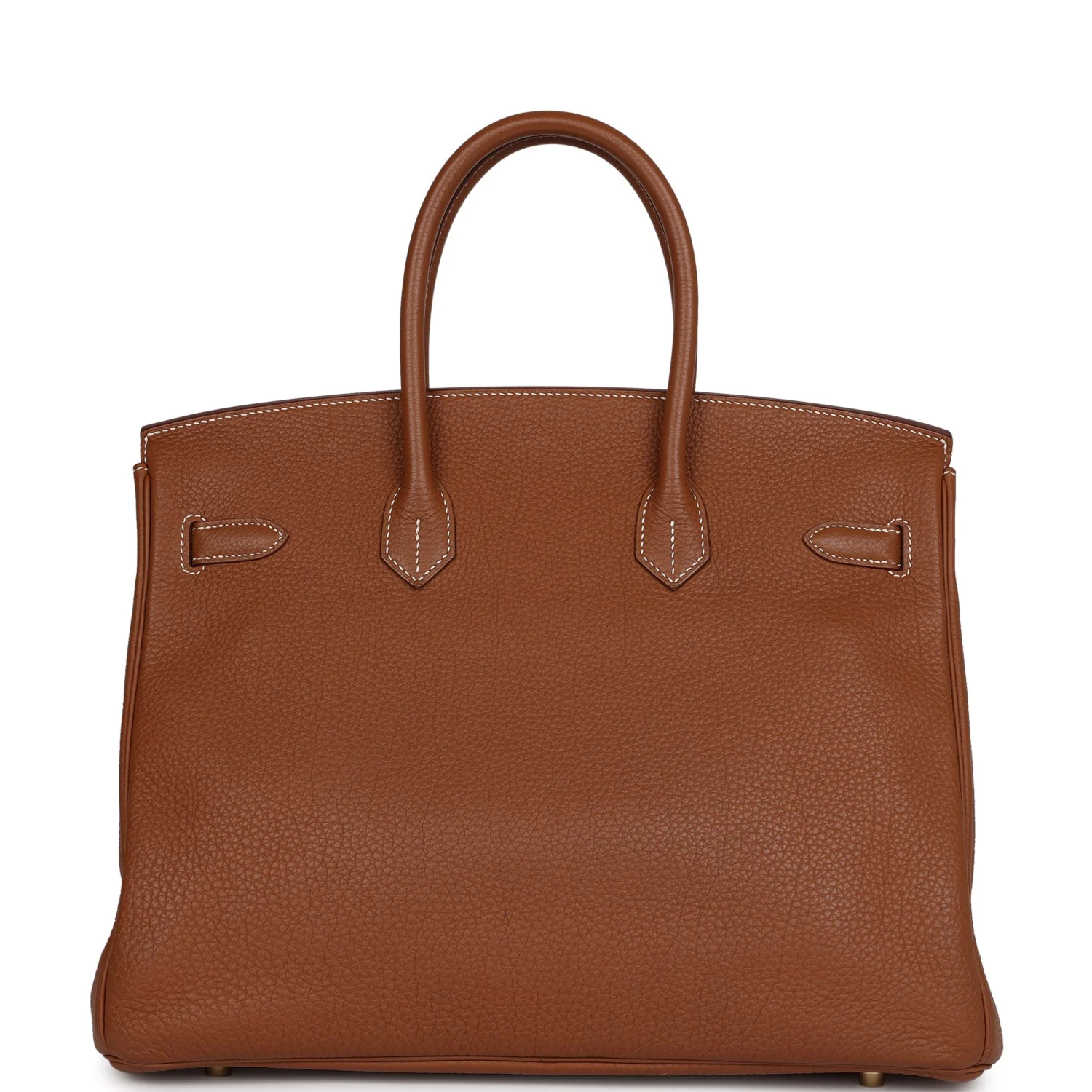Pre-owned Her Birkin 35 Gold Togo Gold Hardware