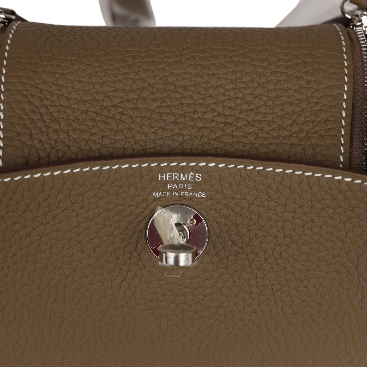 Her Mini Lindy Etoupe Clemence Palladium Hardware