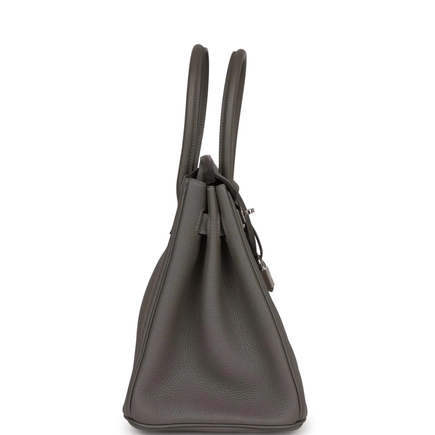 Her 3 En 1 Birkin 30 Gris Meyer Togo and Swift Palladium Hardware