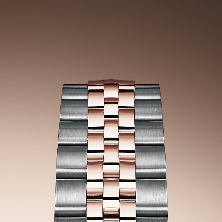 Lady-Datejust 28, Oystersteel and 18k Everose Gold, Ref# 279381RBR-0023