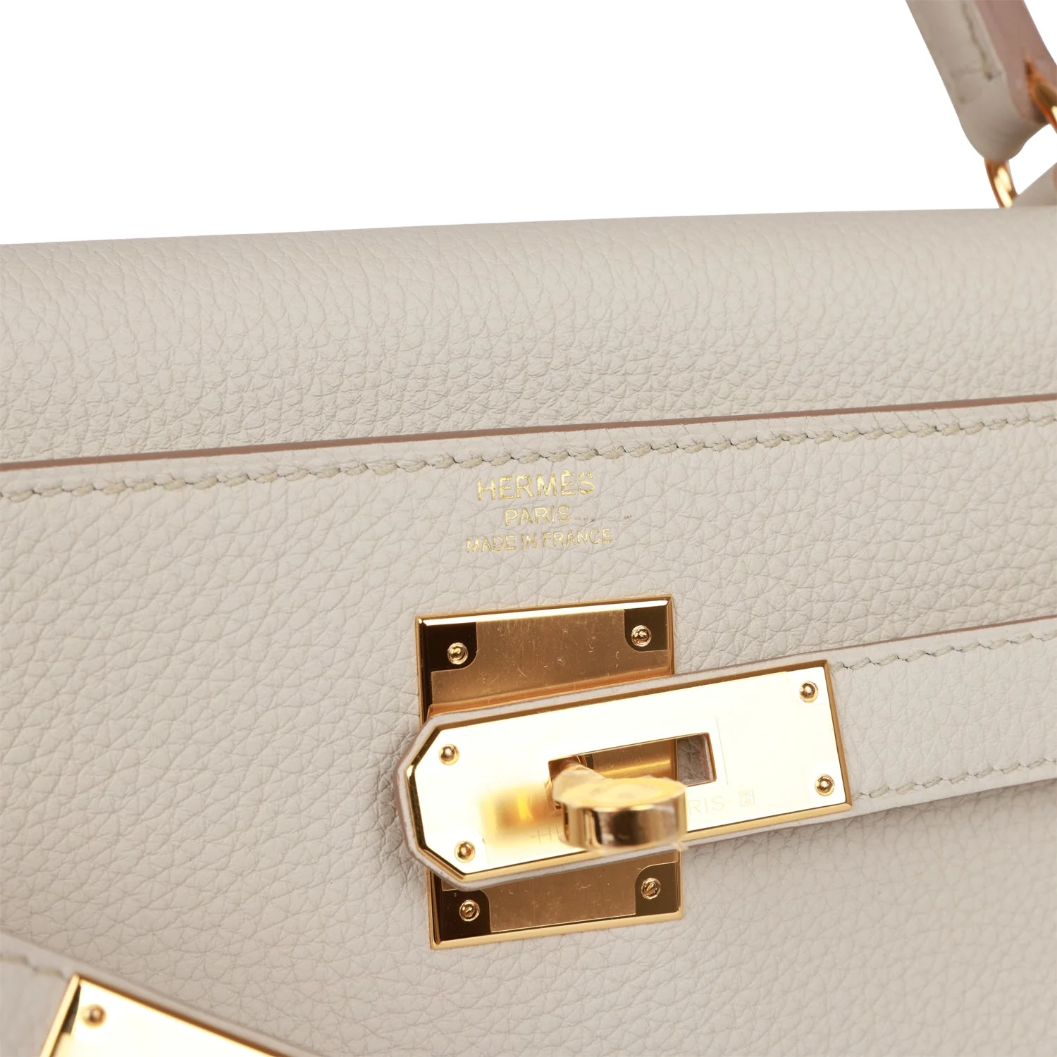 Her Kelly Retourne 28 Beton Togo Gold Hardware