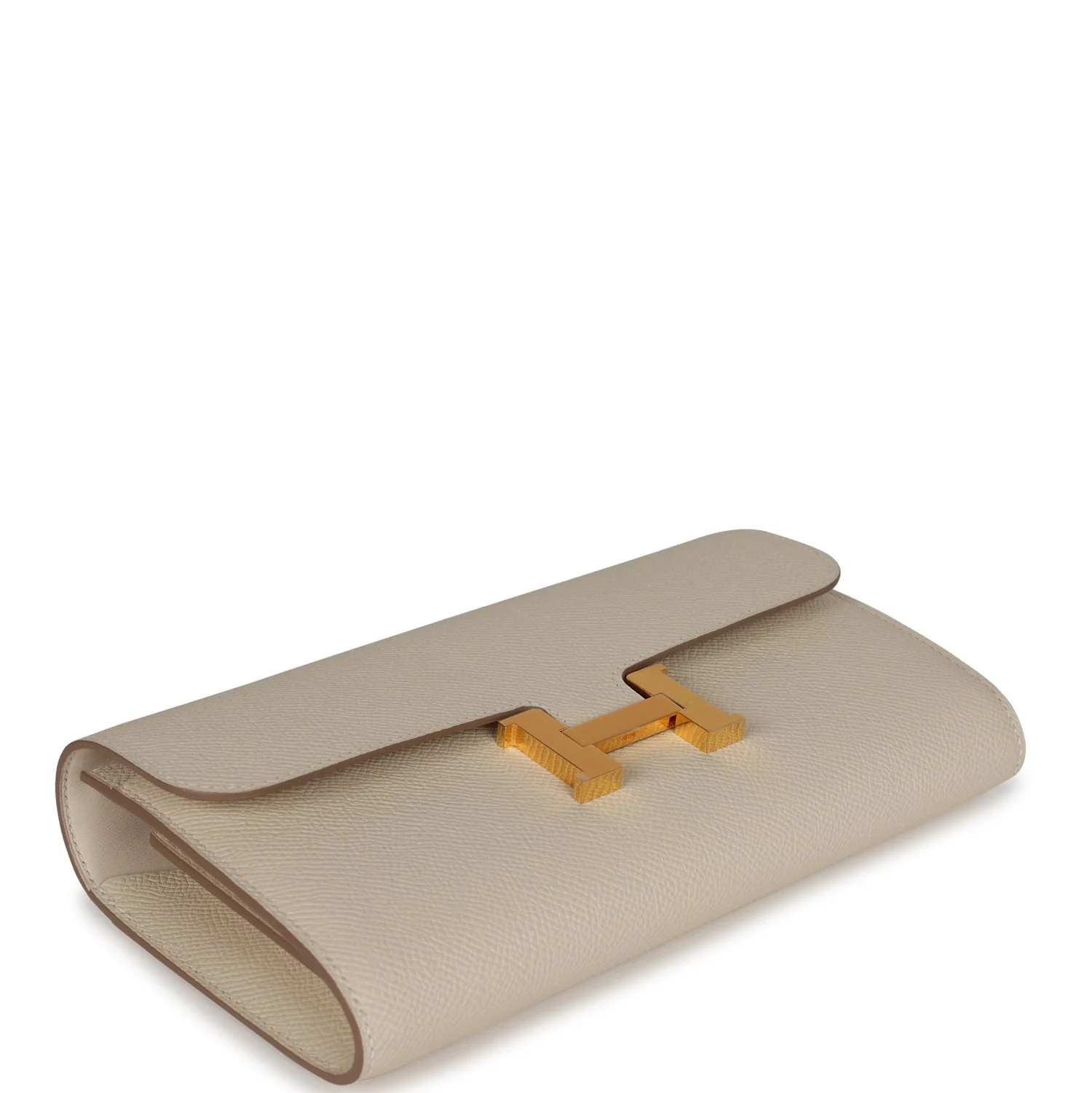 Her Constance To Go Wallet Craie Epsom Gold Hardware