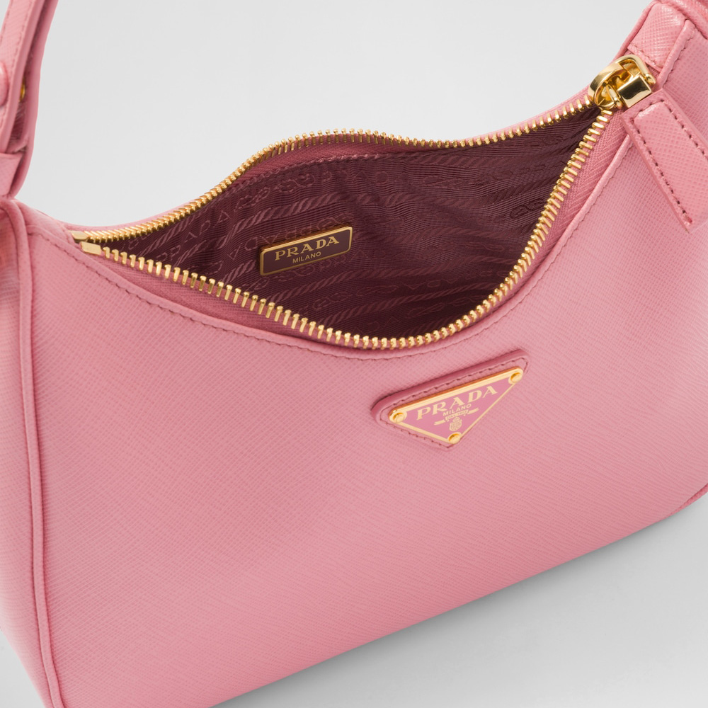 Re-Edition Saffiano leather mini bag