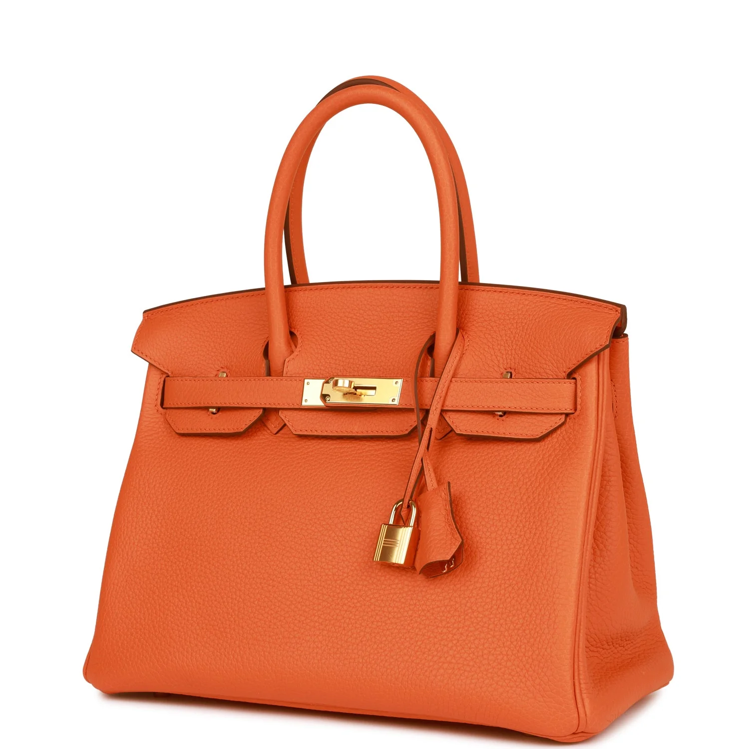Her Birkin 30 Orange Clemence Gold Hardware