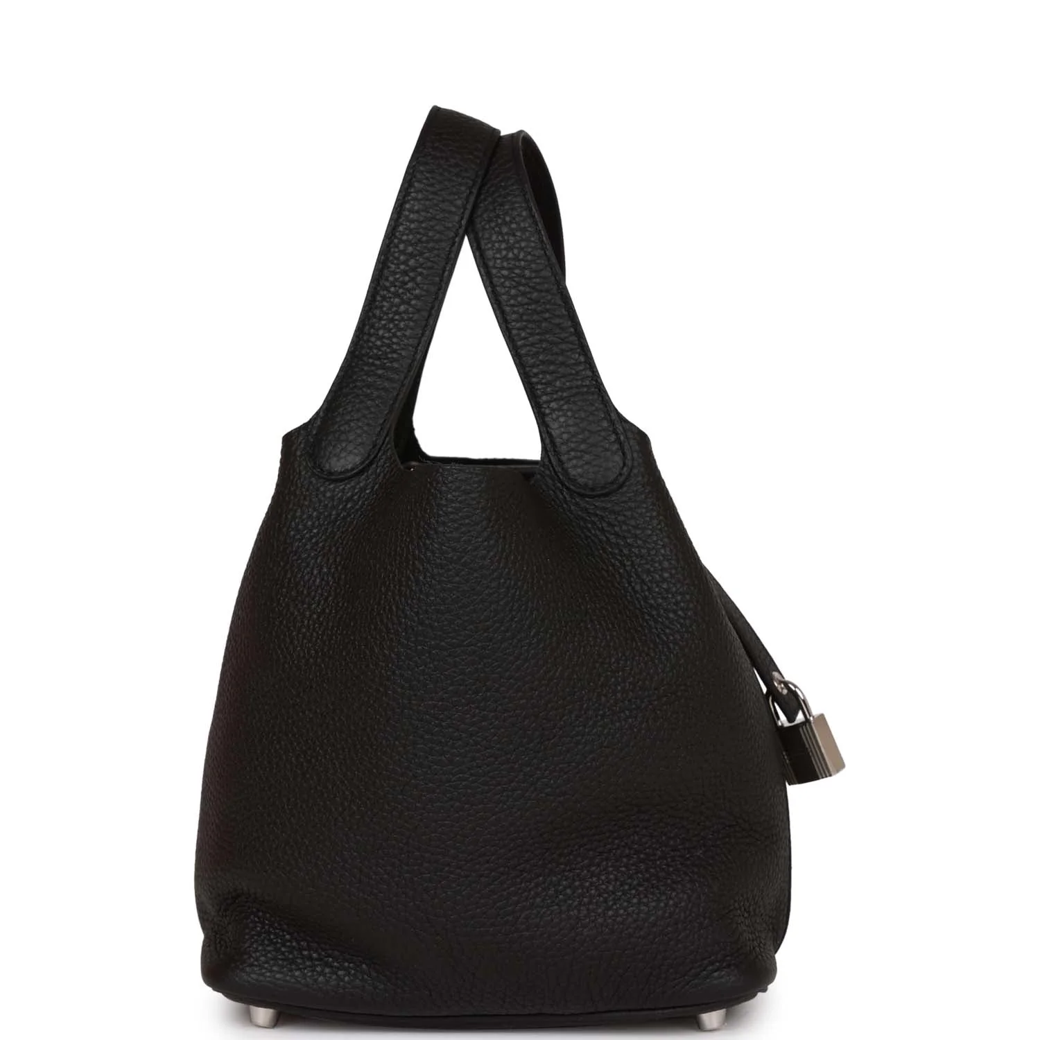 Her Picotin Lock 18 Black Clemence Palladium Hardware