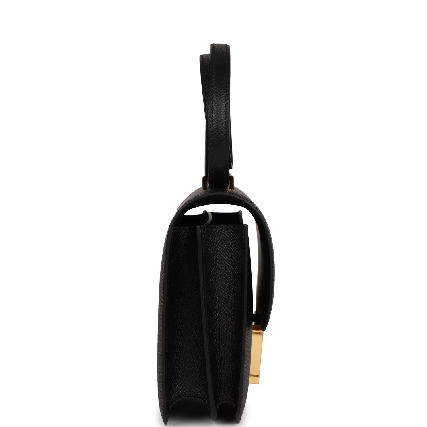 Her Constance 18 Black Epsom Gold Hardware