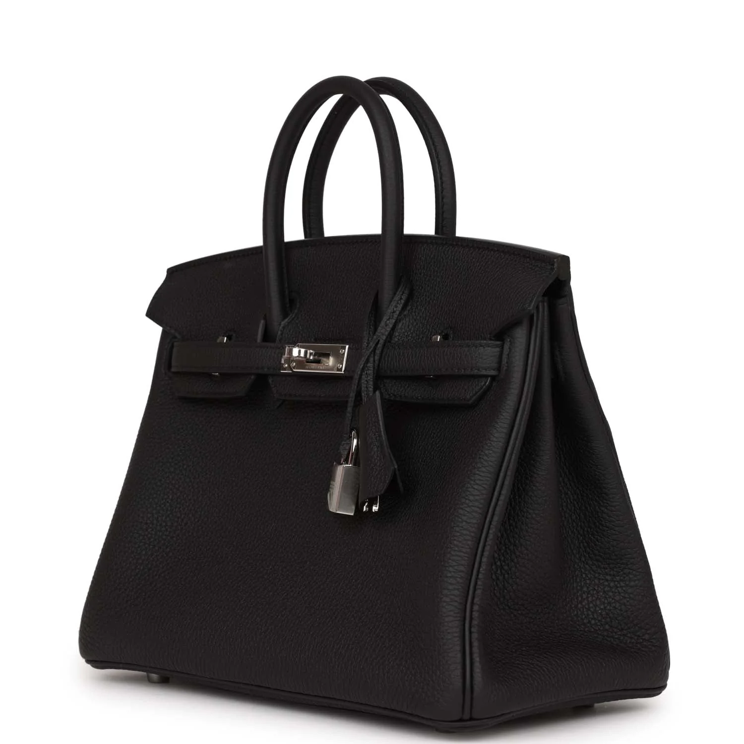 Her Birkin 25 Black Togo Palladium Hardware