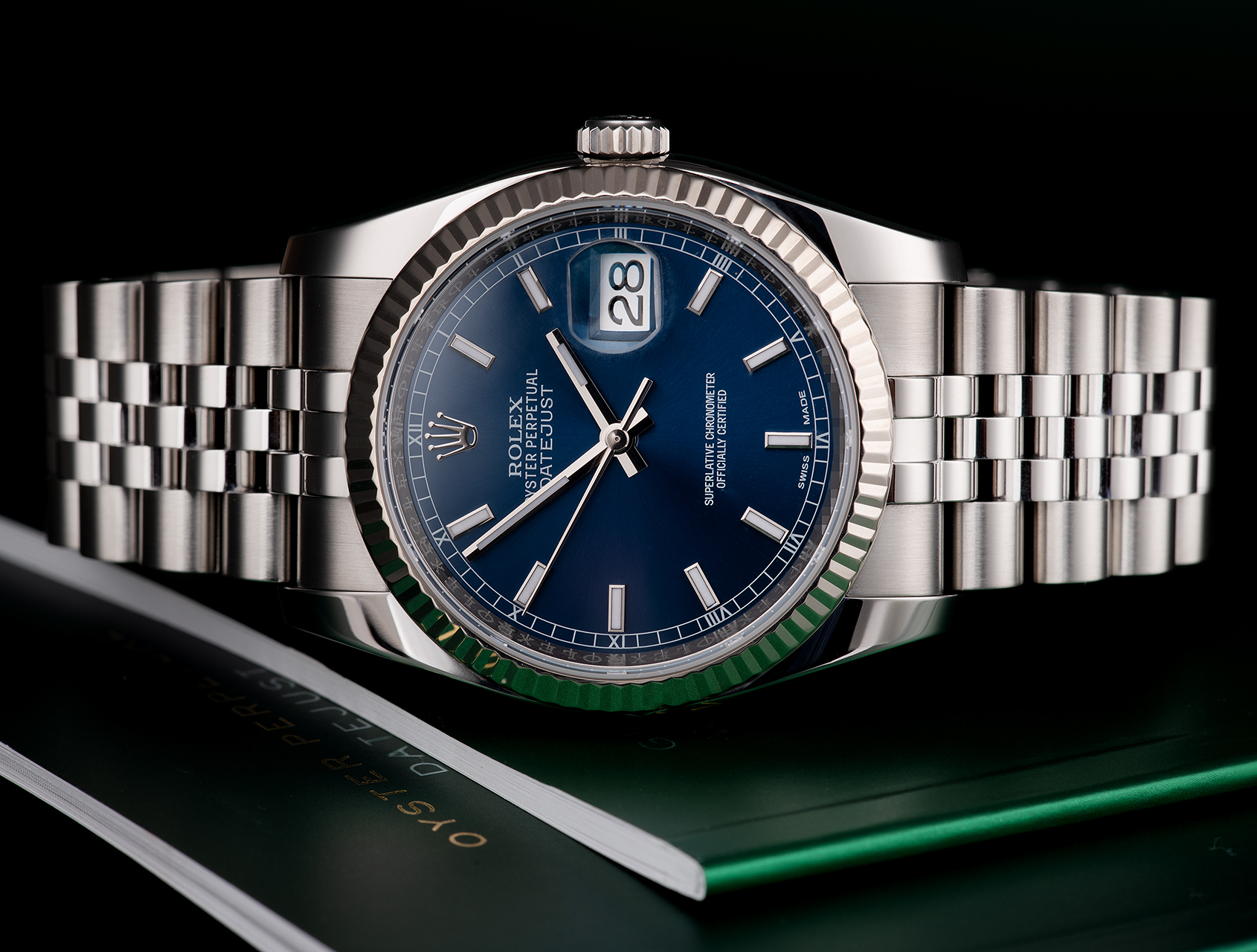 Datejust 36 116234 Roulette Wheel Blue dial