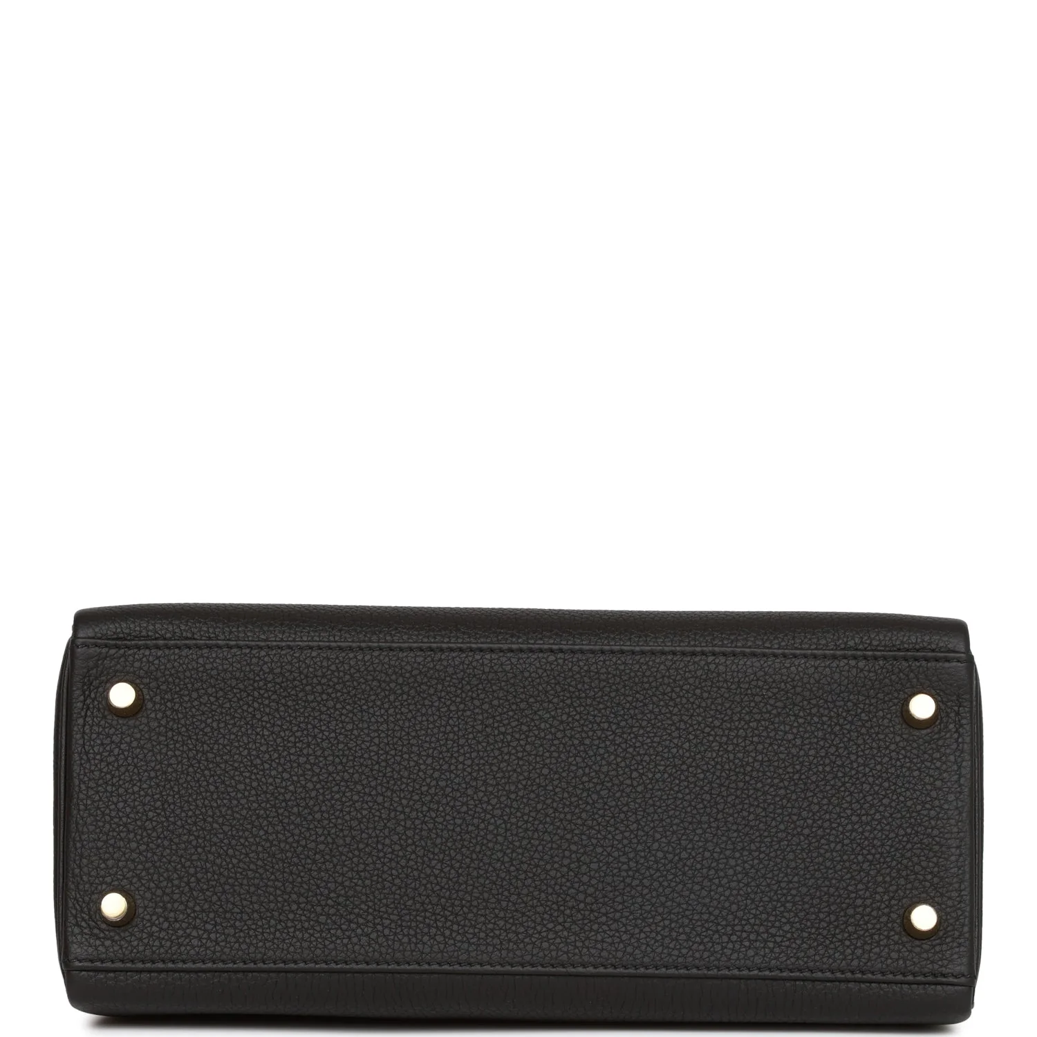 Her Kelly Retourne 28 Black Togo Gold Hardware